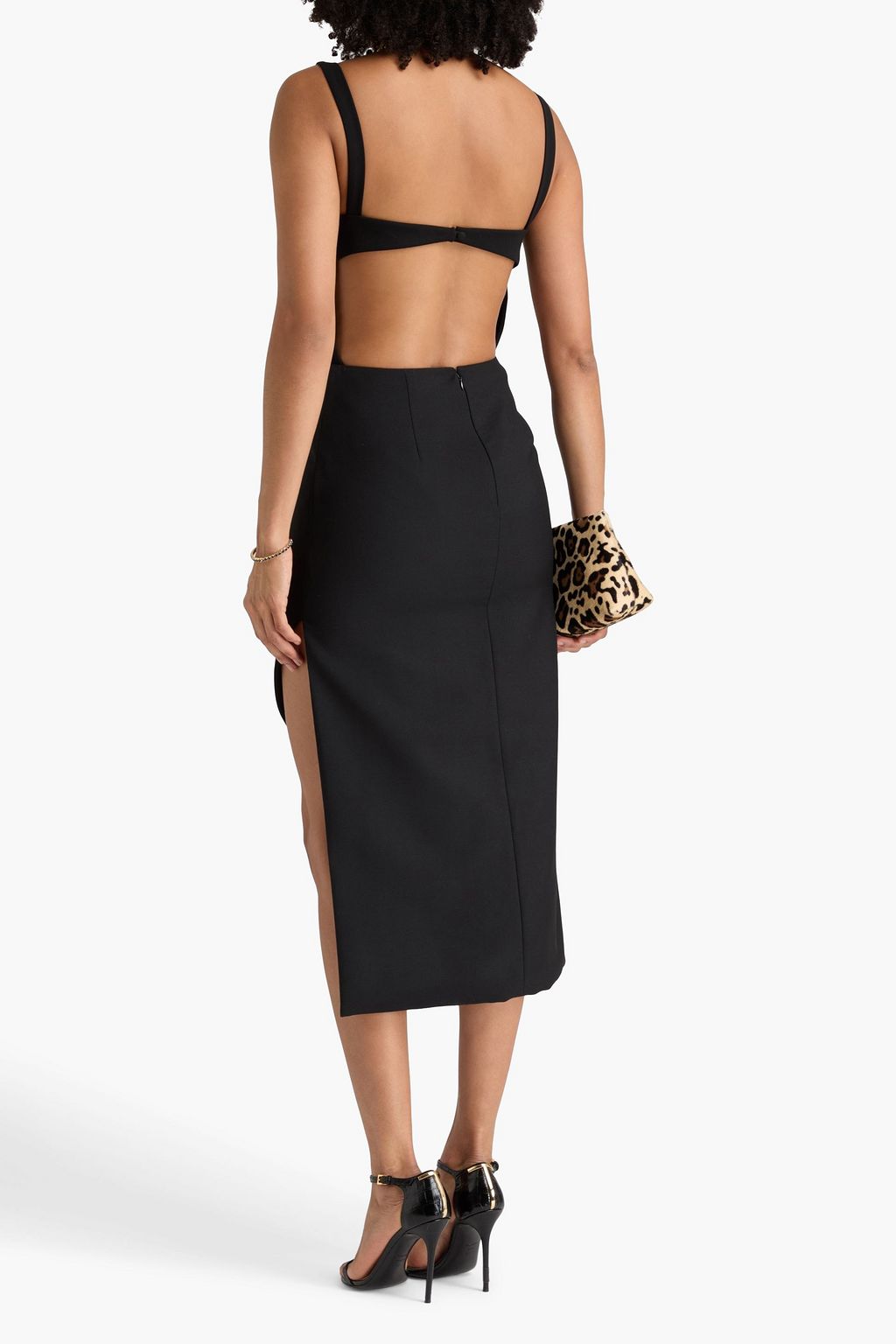 MAGDA BUTRYM Cutout wool-blend jersey bodysuit