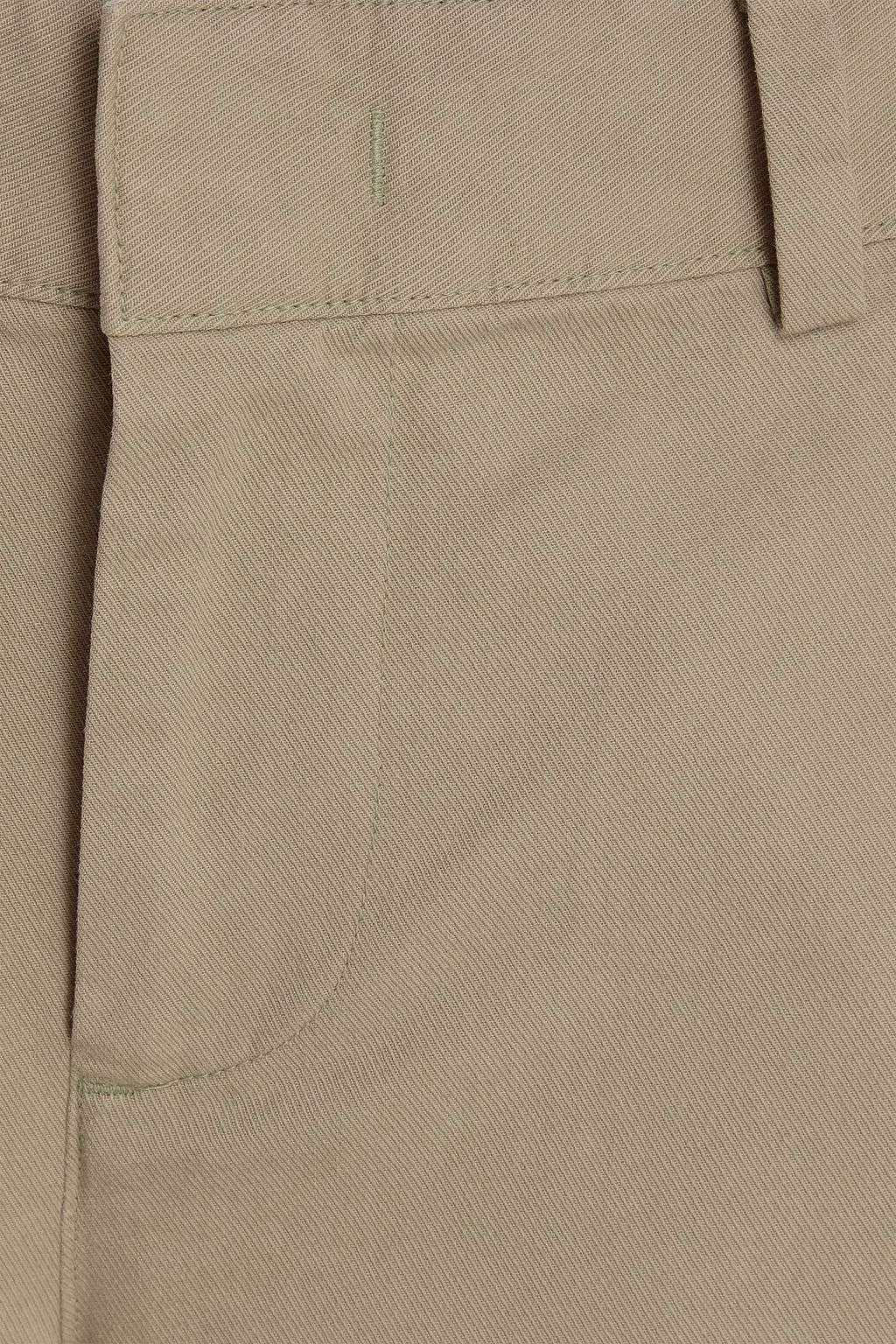 VINCE. بنطال بأرجل واسعة من قطن تويل