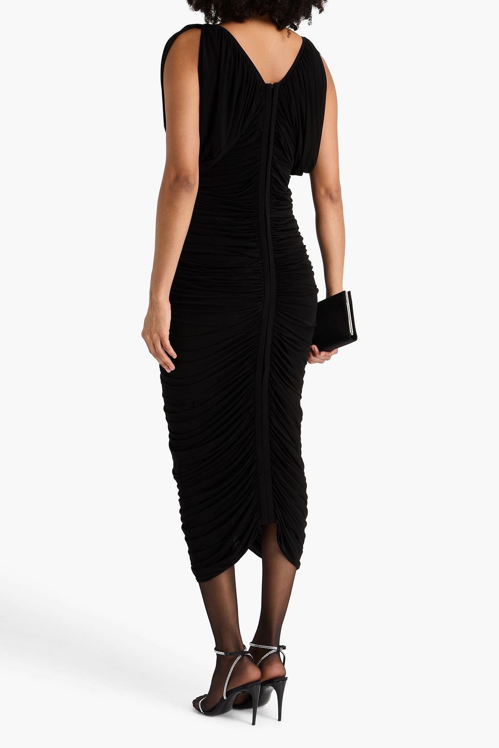 MAGDA BUTRYM Ruched jersey midi dress