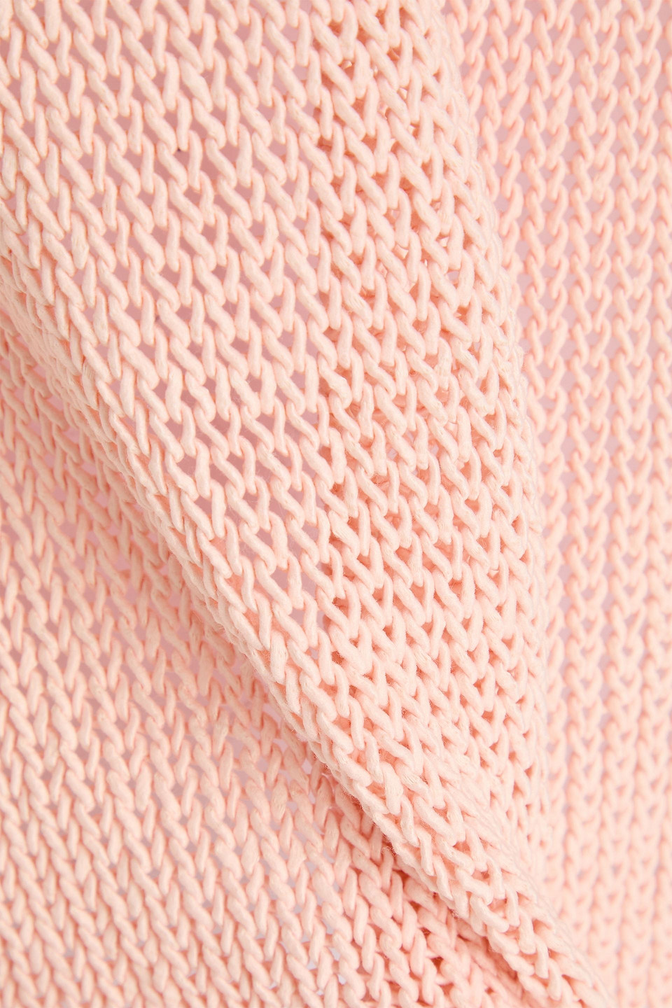 Vince Cotton-blend Sweater In Pink