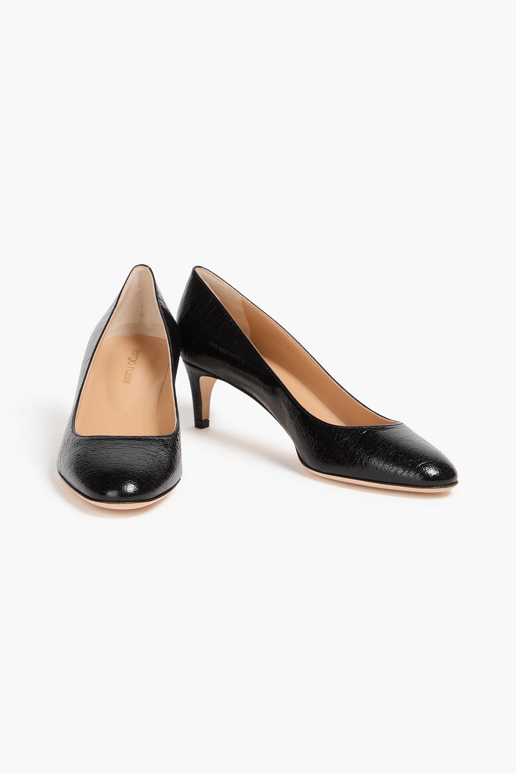 SERGIO ROSSI Madame cracked pumps