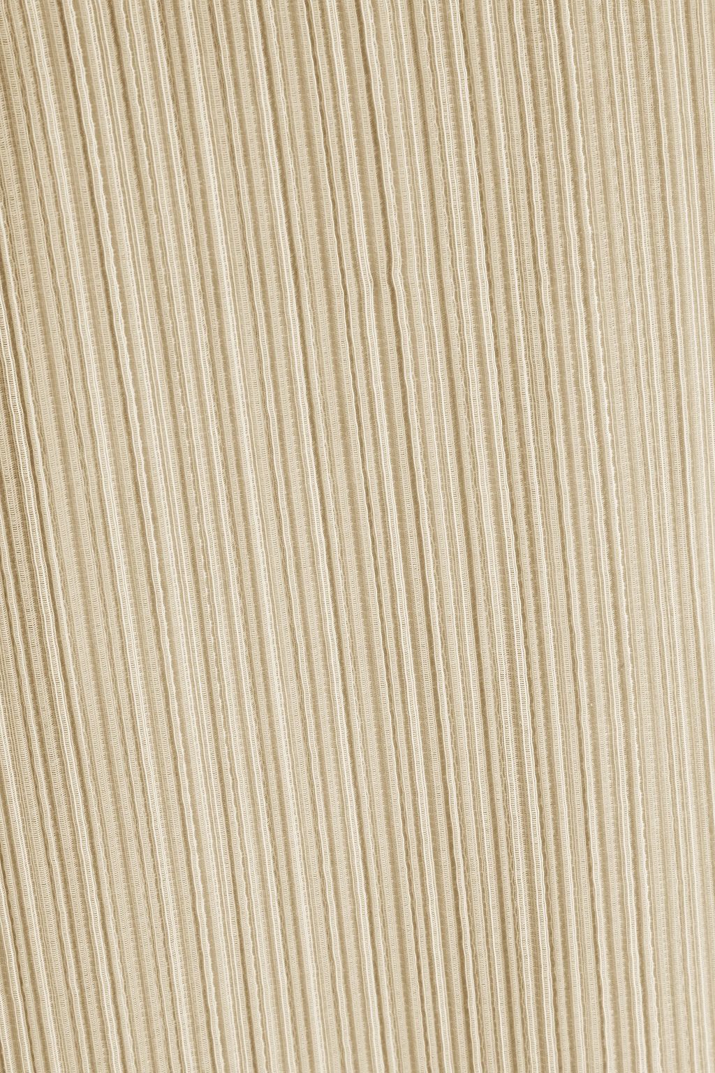 VINCE. Plissé-gauze midi dress