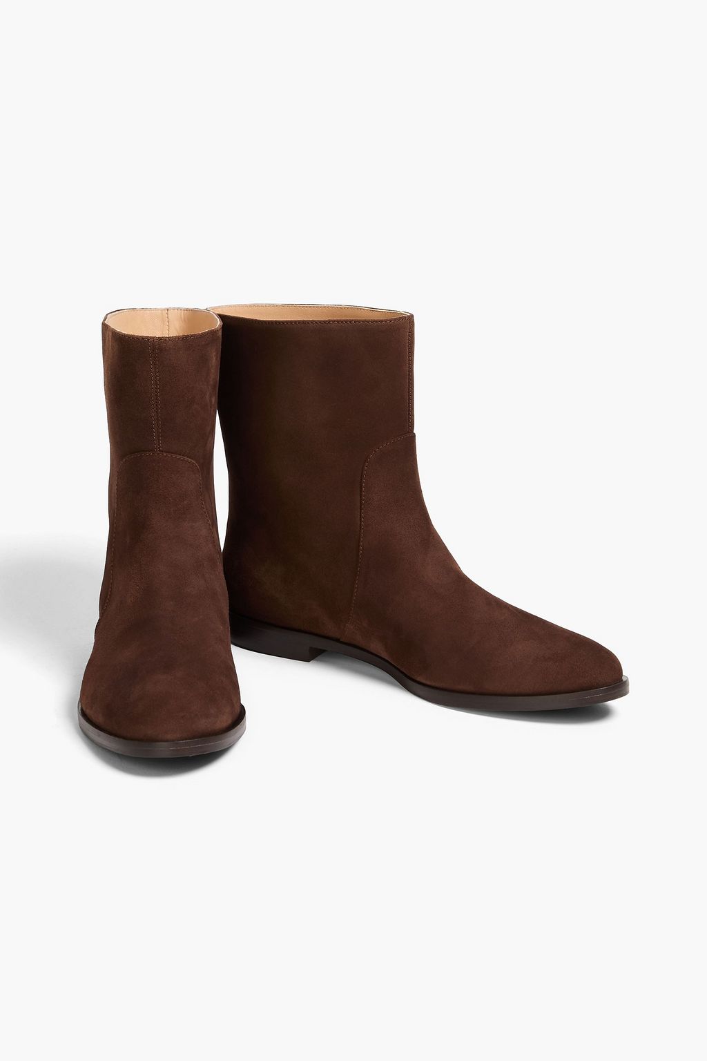 SERGIO ROSSI Nubuck ankle boots