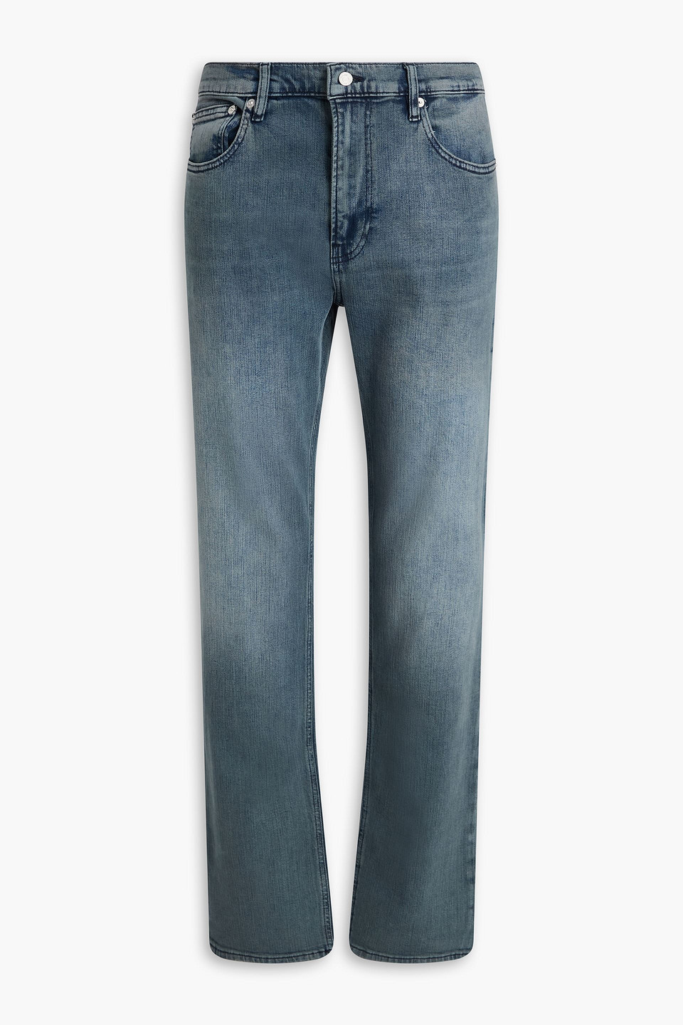 Frame Constellation Faded Denim Jeans In Blue
