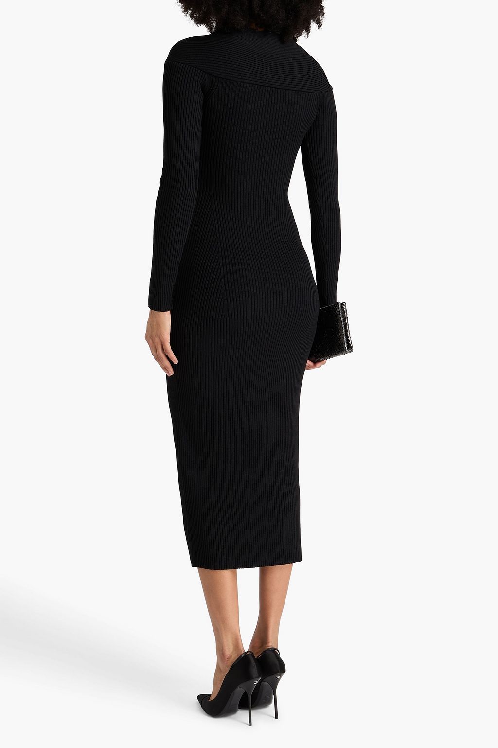 MAGDA BUTRYM Ribbed-knit midi dress