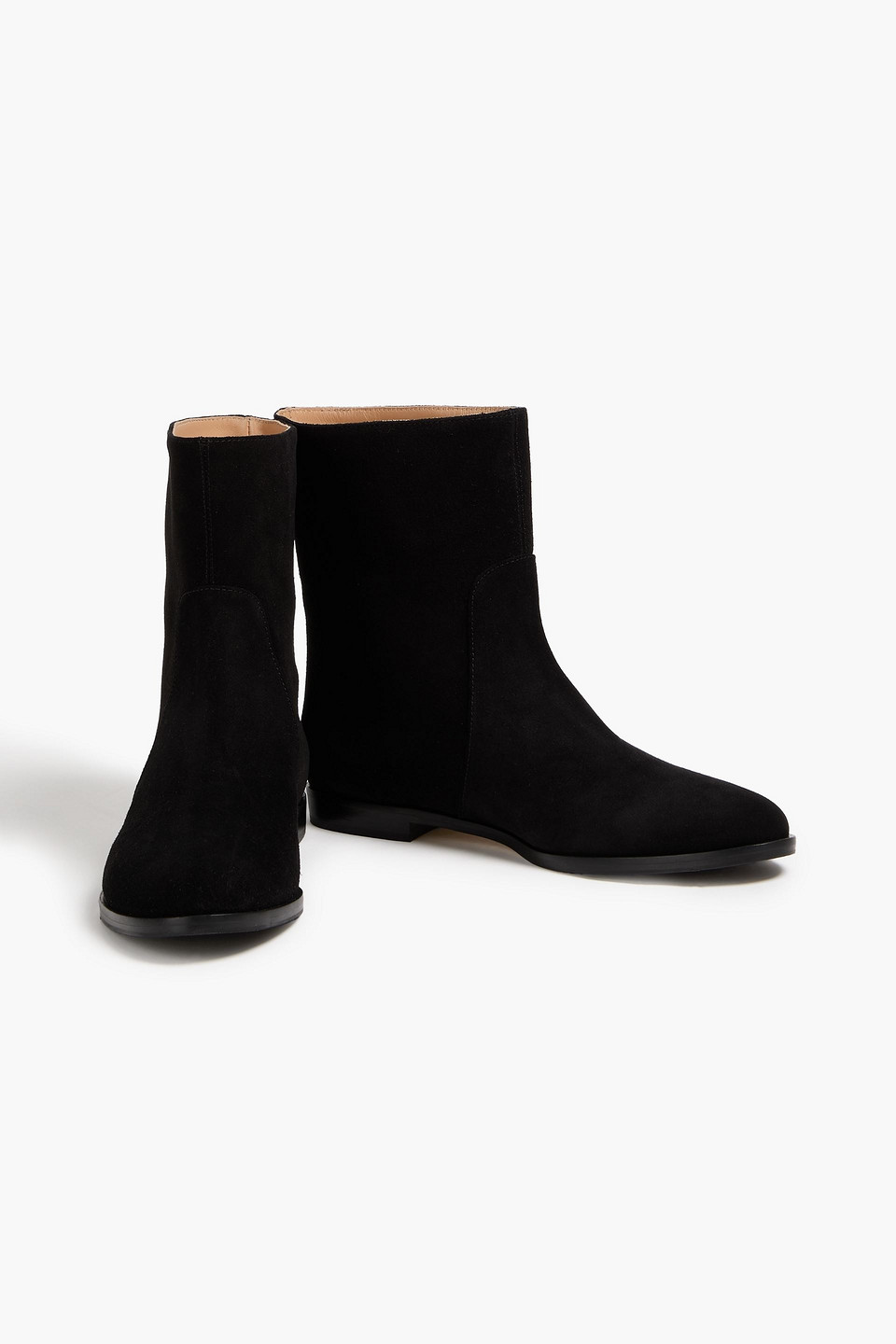  Sergio Rossi - Suede Ankle Boots - Black - Eu 36 