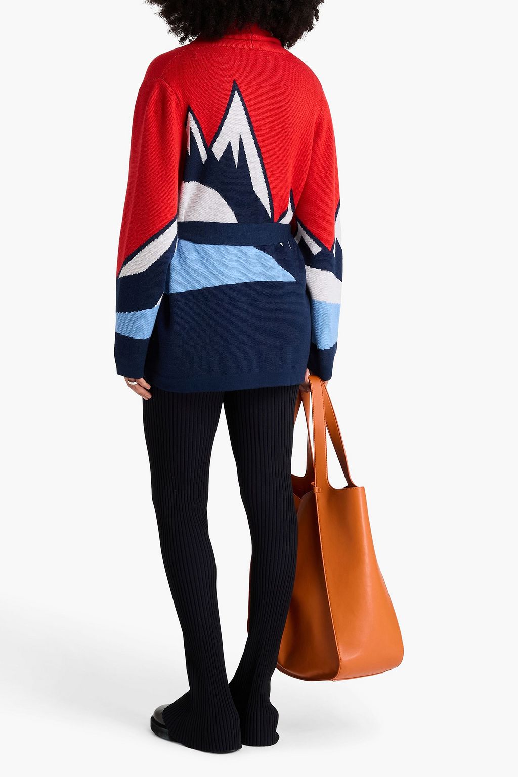 WE NORWEGIANS Jacquard-knit merino wool cardigan