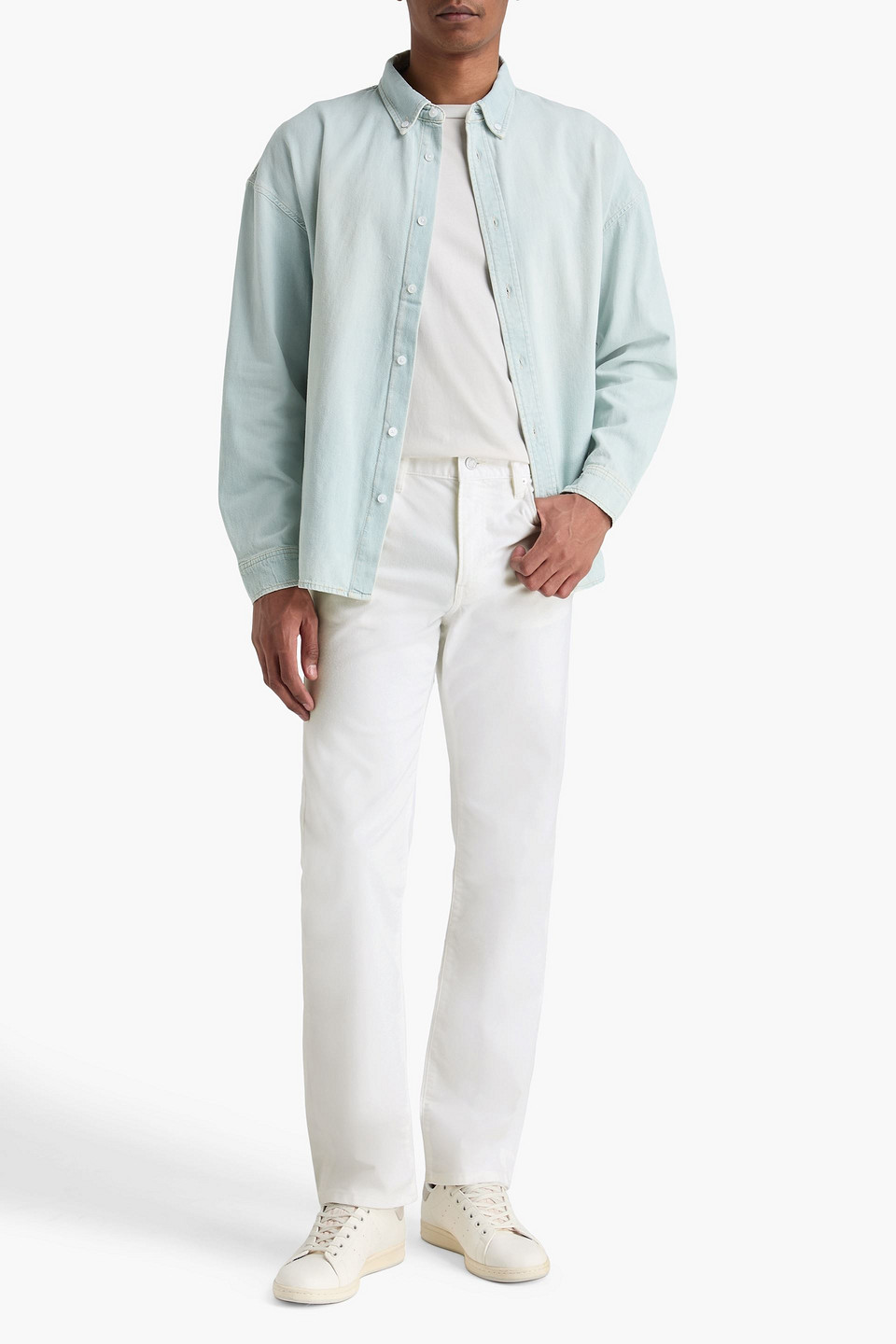  Frame - Jeans „modern Straight“ Aus Denim - Weiß - 29 