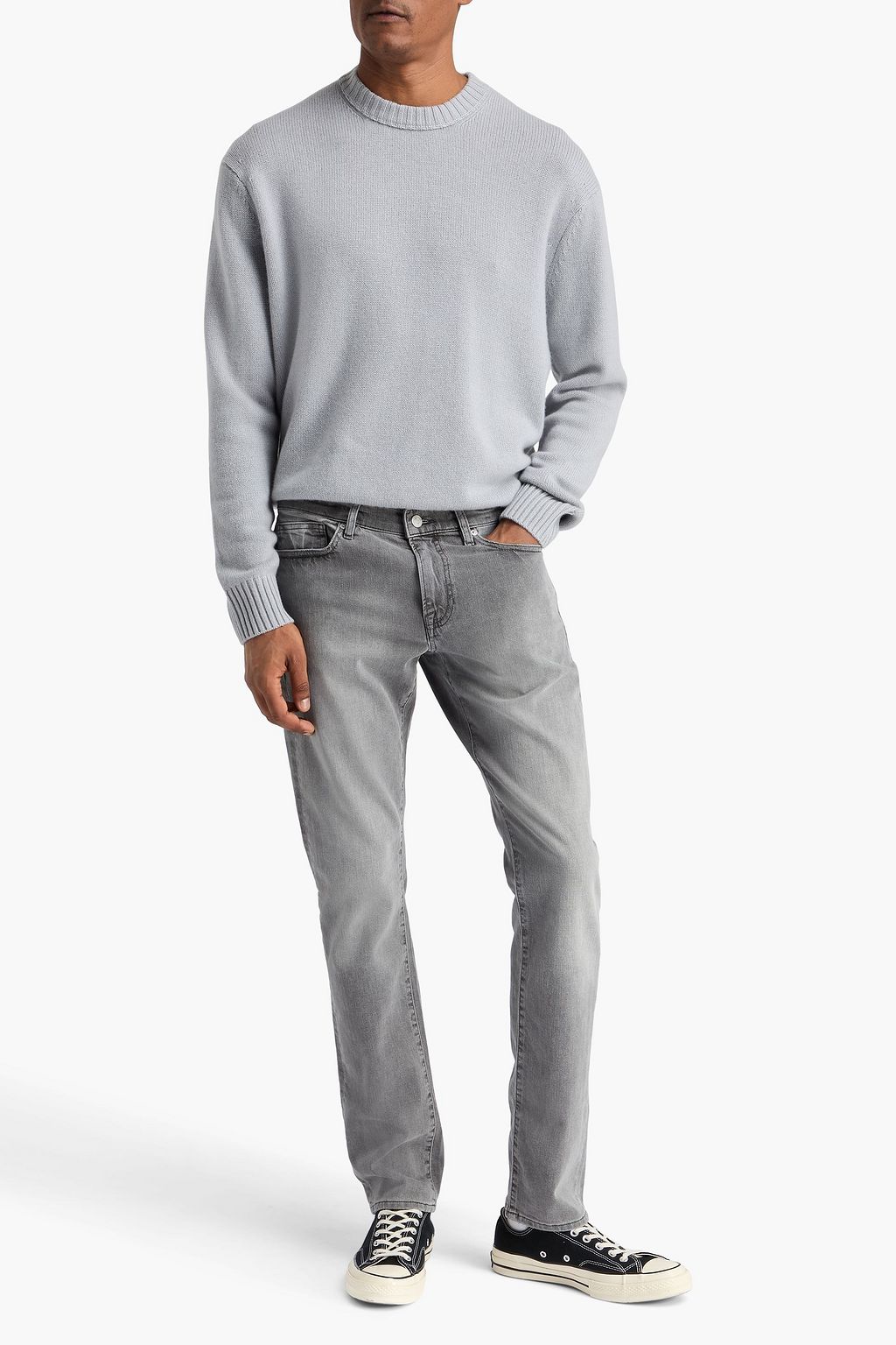 FRAME L'Homme Slim faded denim jeans