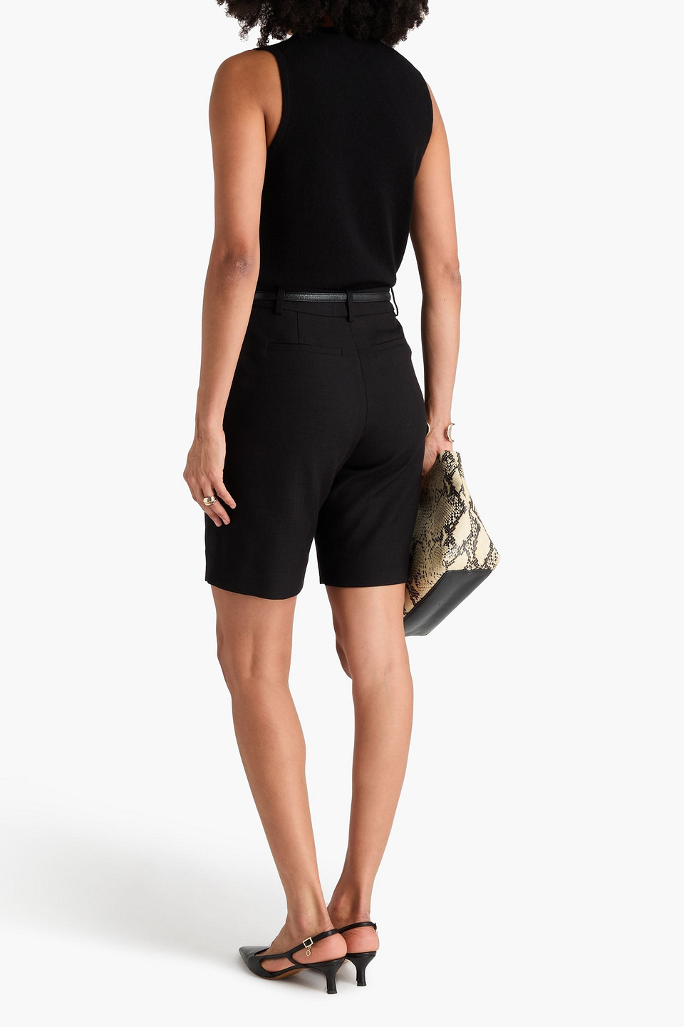  Theory - Cashmere Vest - Black - L 