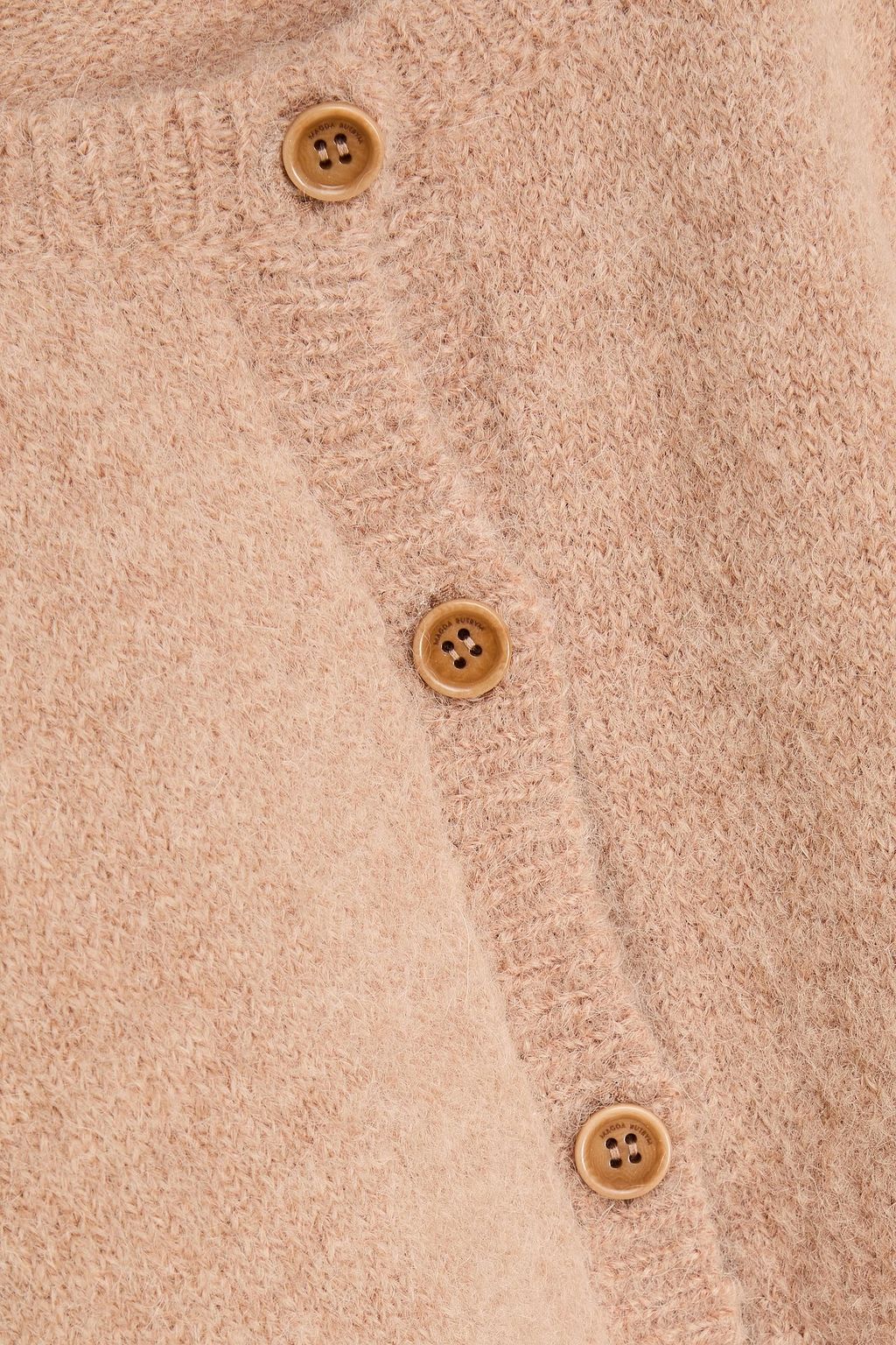 MAGDA BUTRYM Cropped brushed knitted cardigan