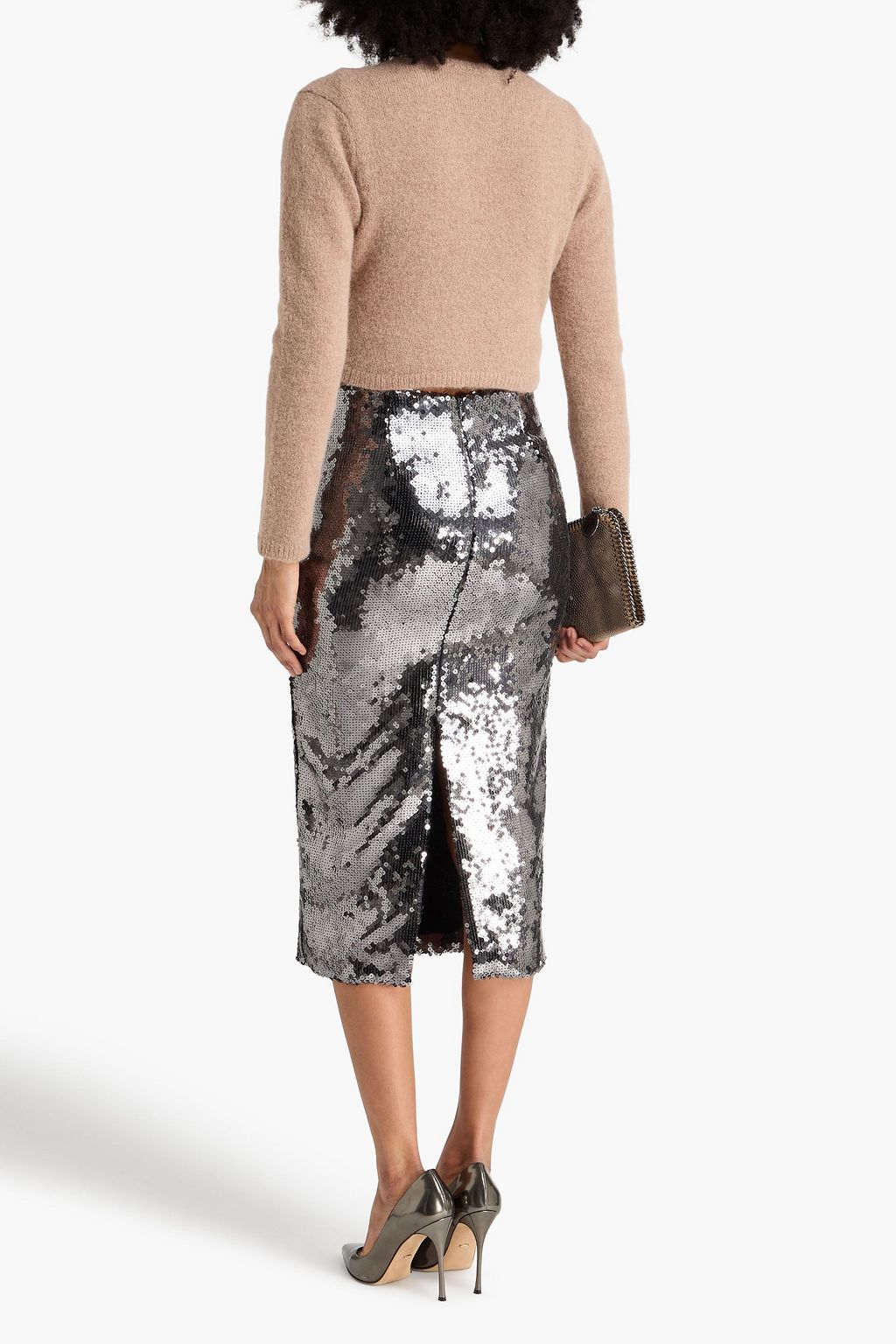 MAGDA BUTRYM Cropped brushed knitted cardigan