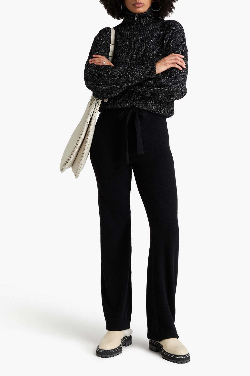 WE NORWEGIANS Blefjell cashmere straight-leg pants
