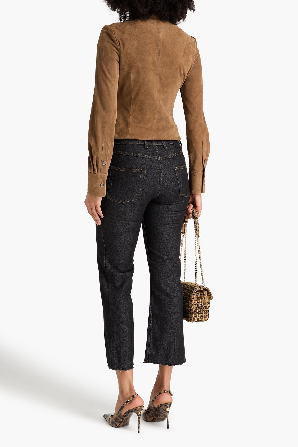  Magda Butrym - Halbhohe Kick-flare-jeans - Schwarz - Fr 34 