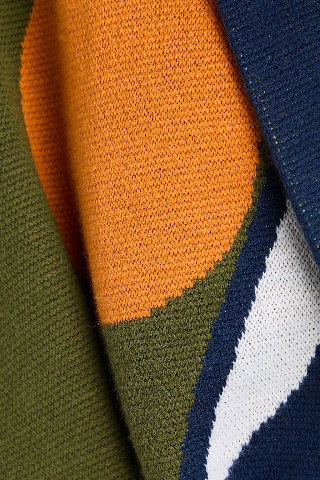 WE NORWEGIANS Jacquard-knit merino wool cardigan