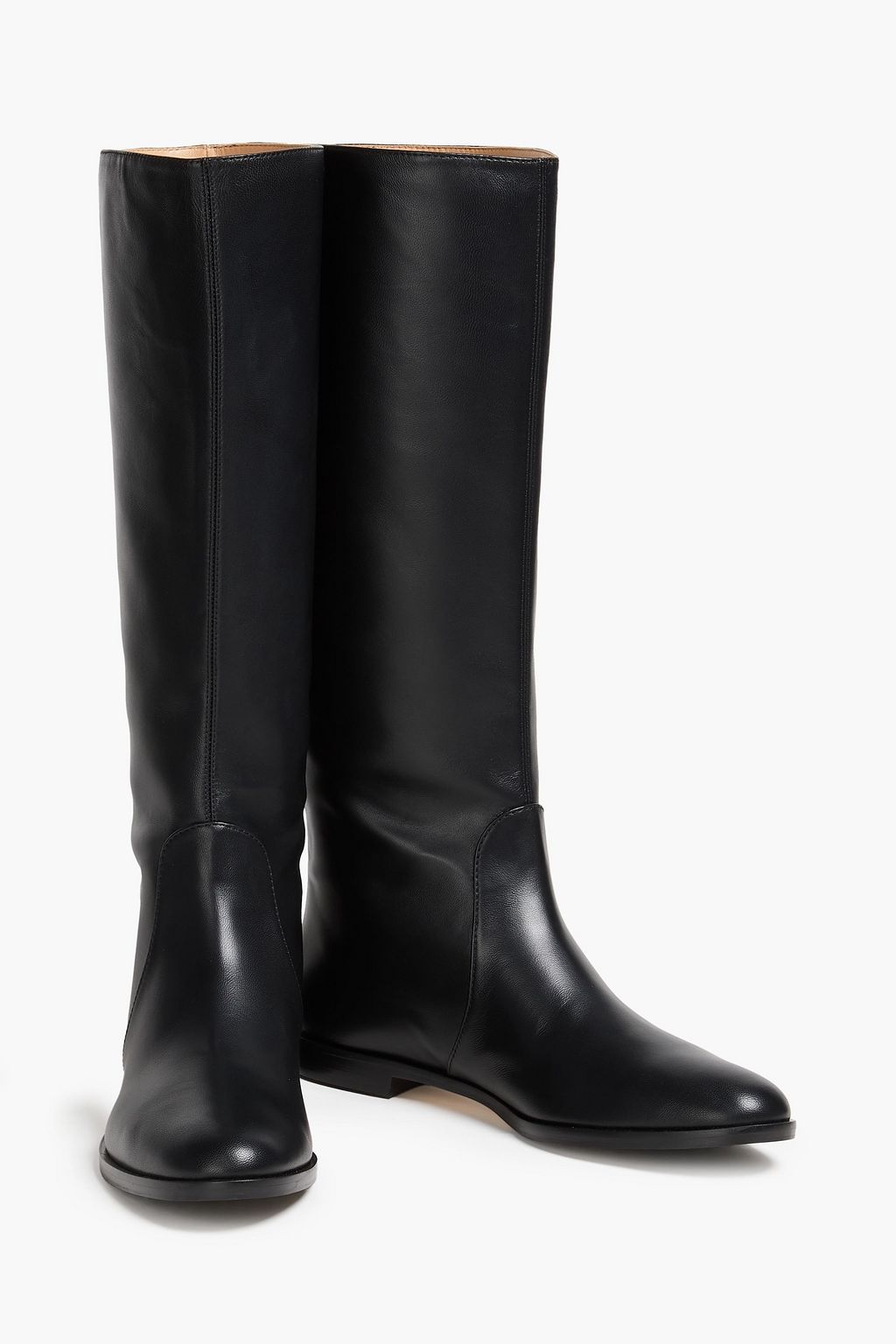 SERGIO ROSSI Leather knee boots