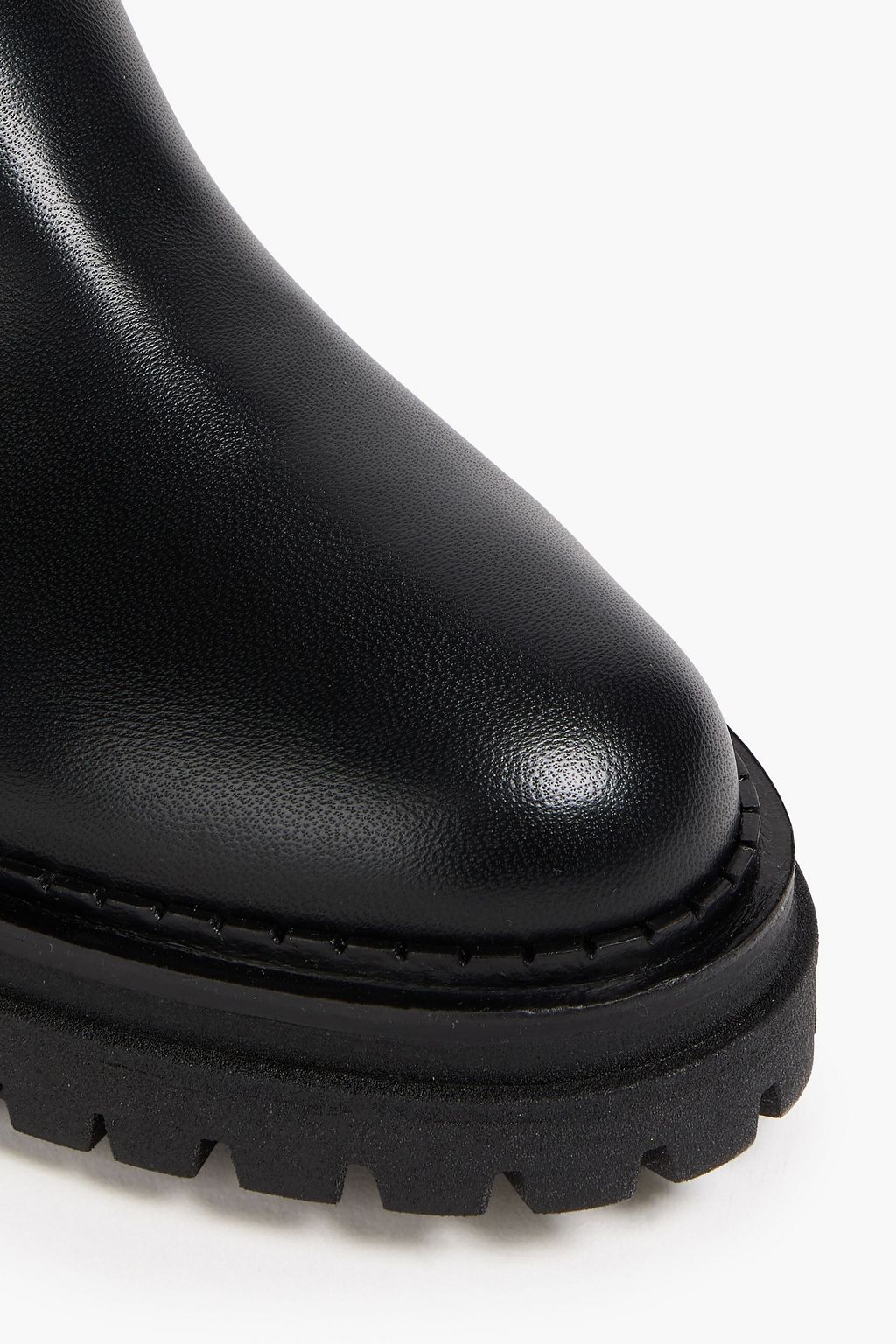 SERGIO ROSSI Leather knee boots