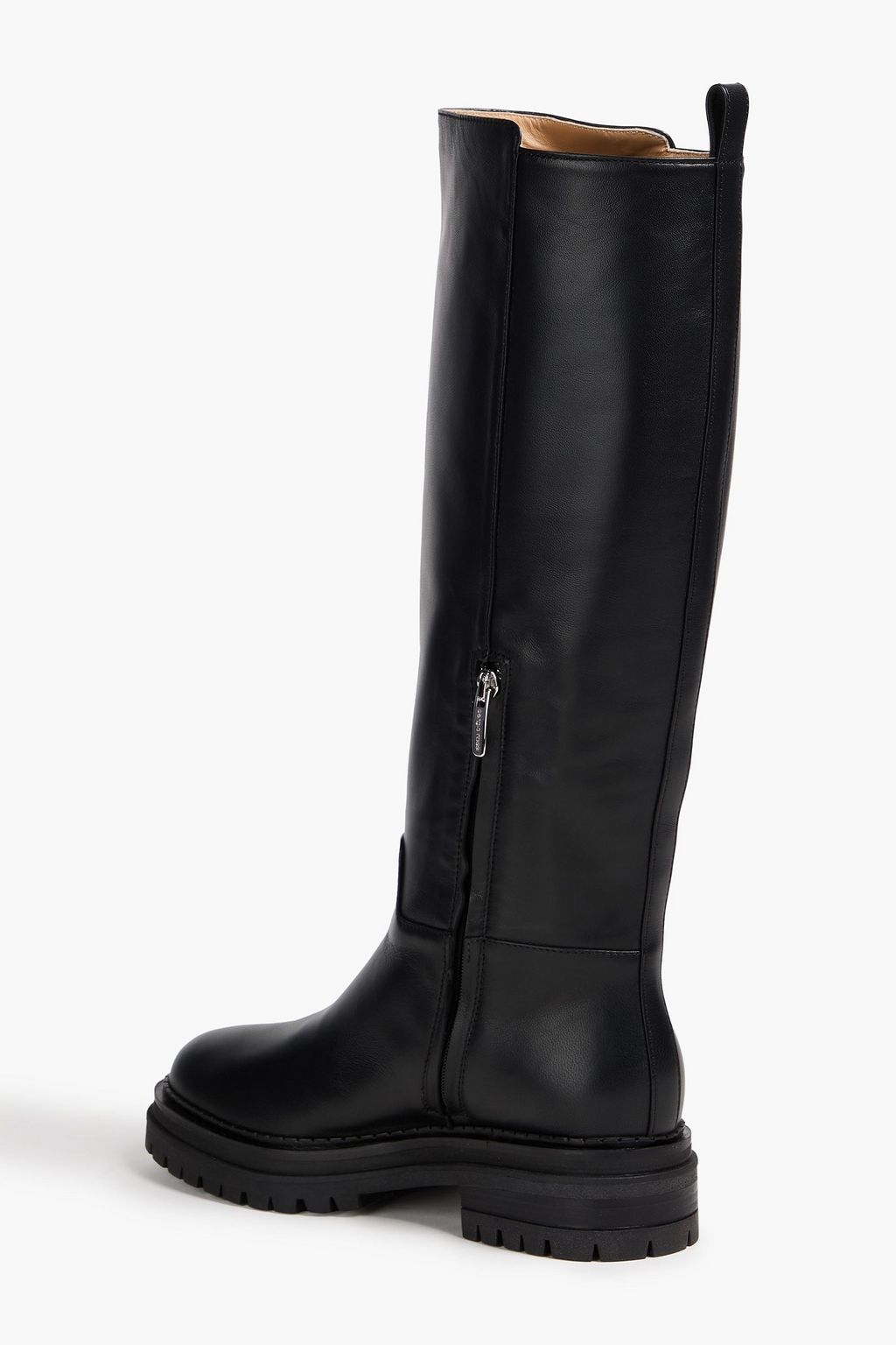 SERGIO ROSSI Leather knee boots