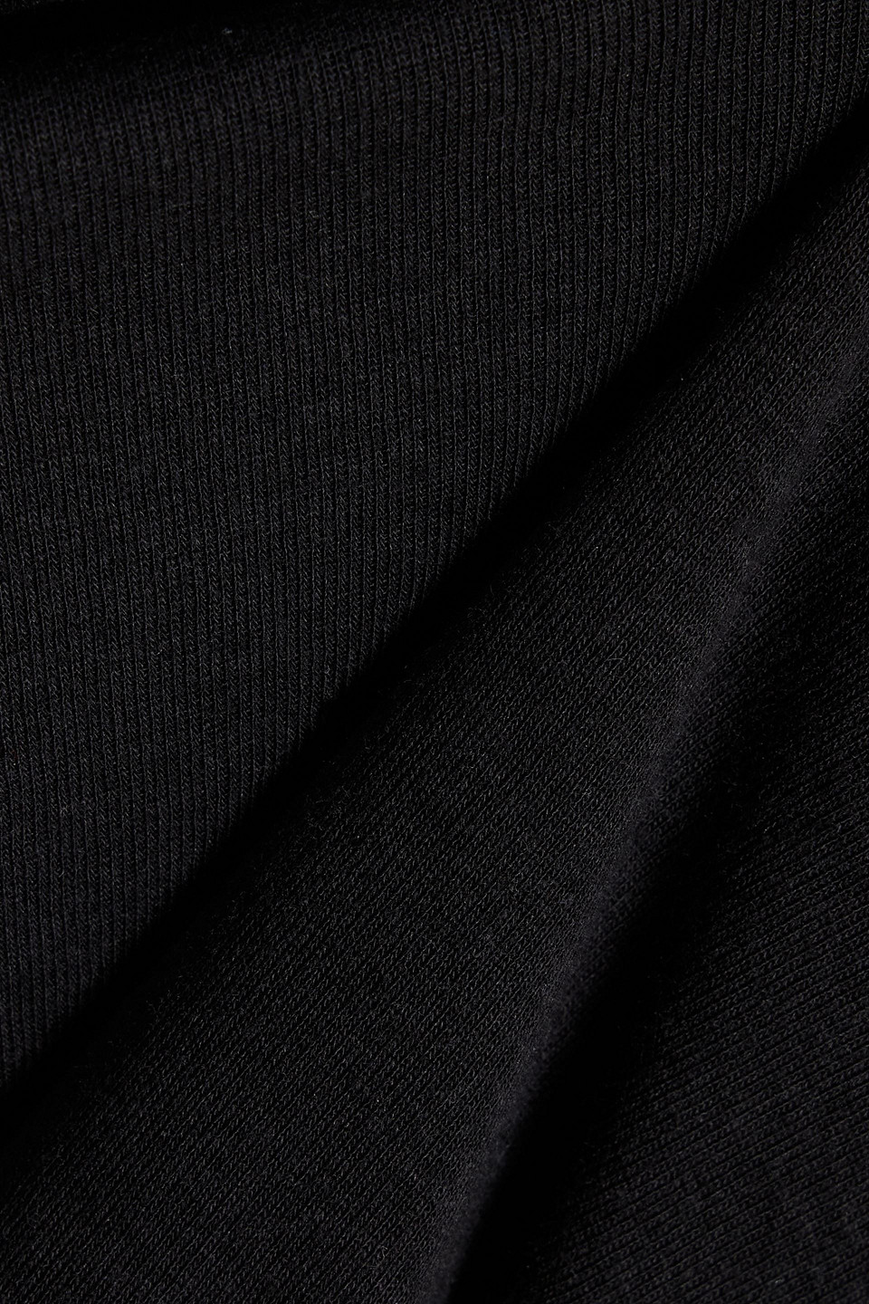 Alice And Olivia Cindy Lyocell And Cotton-blend Jersey T-shirt In Black