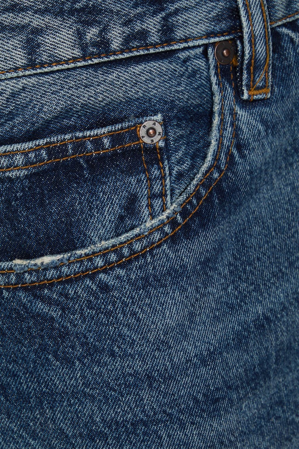 FRAME The Boxy whiskered denim jeans
