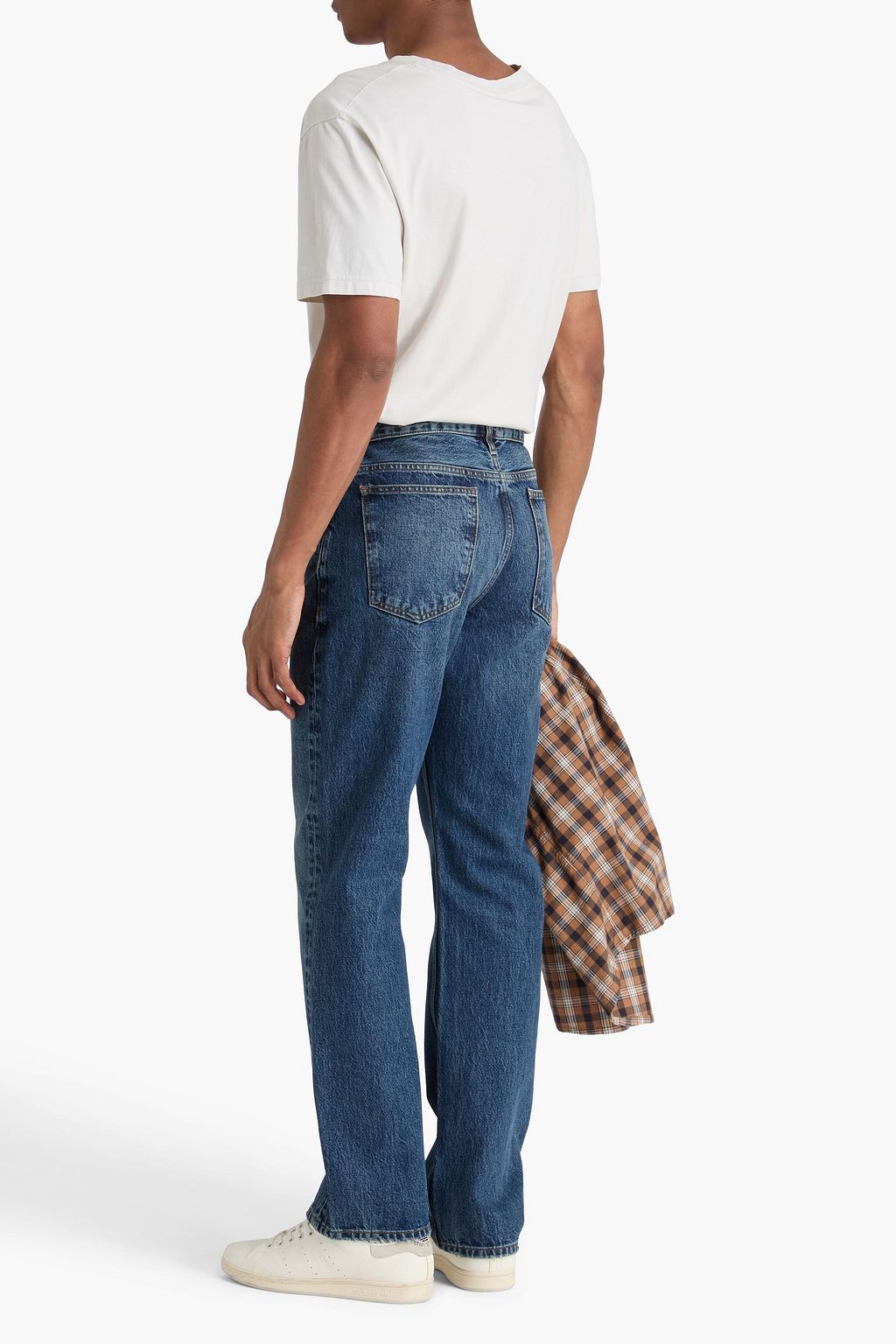 FRAME The Boxy whiskered denim jeans