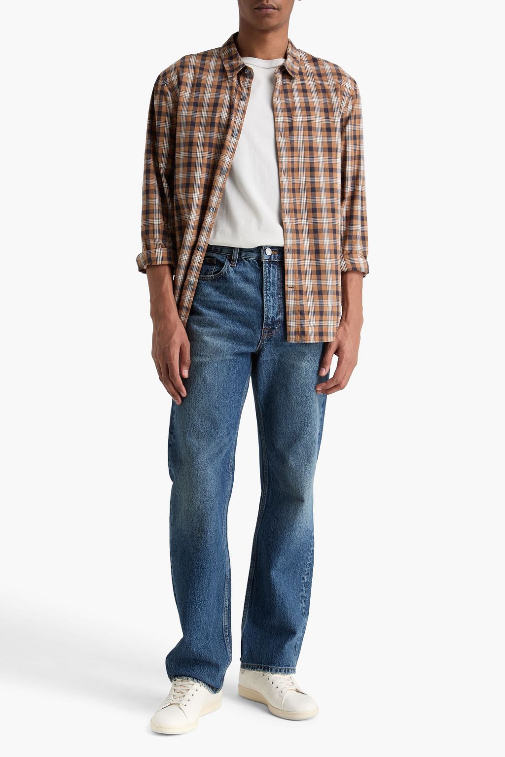 FRAME The Boxy whiskered denim jeans