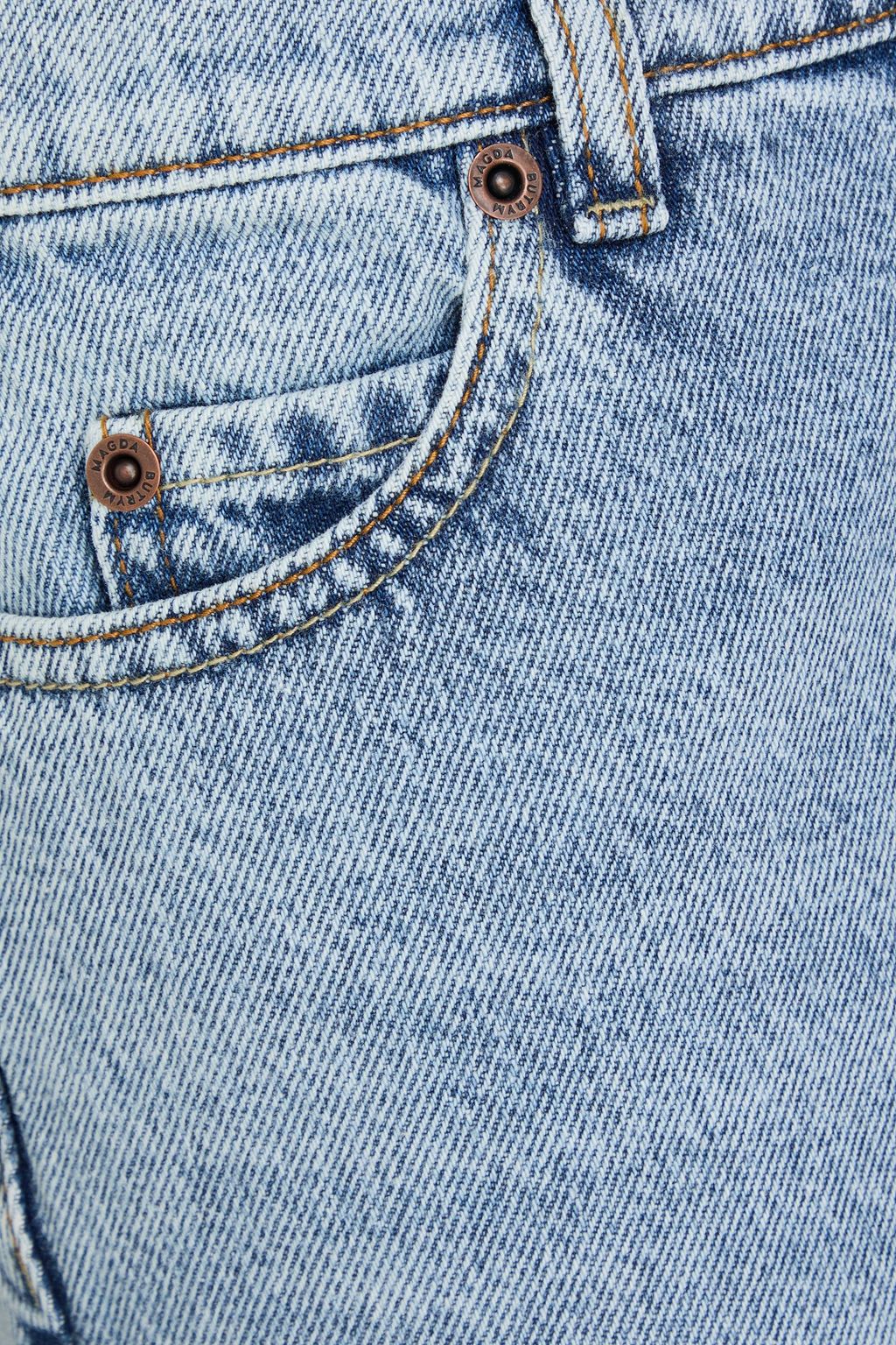 MAGDA BUTRYM Faded mid-rise straight-leg jeans