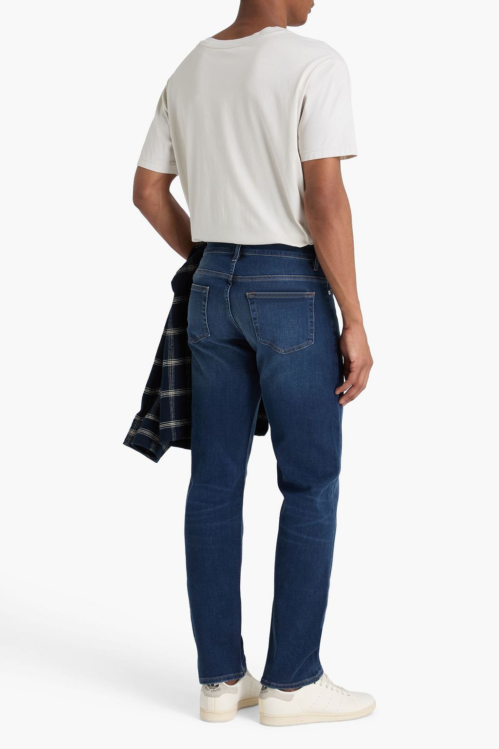FRAME The Straight faded denim jeans