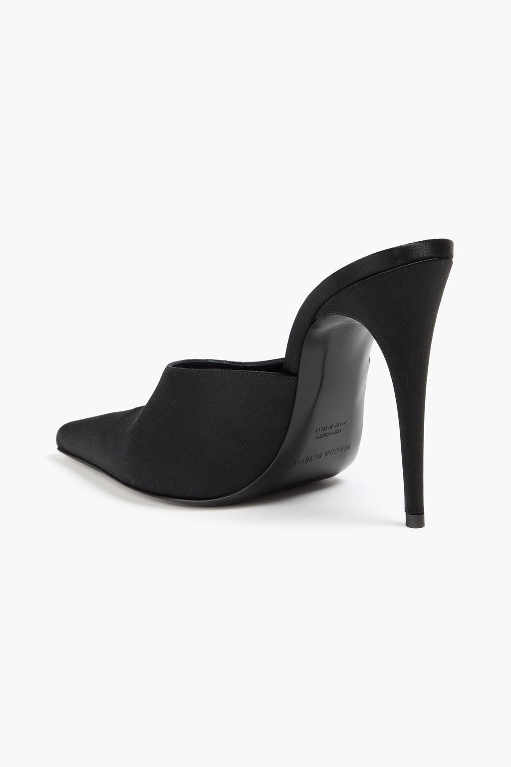 MAGDA BUTRYM Embellished satin mules