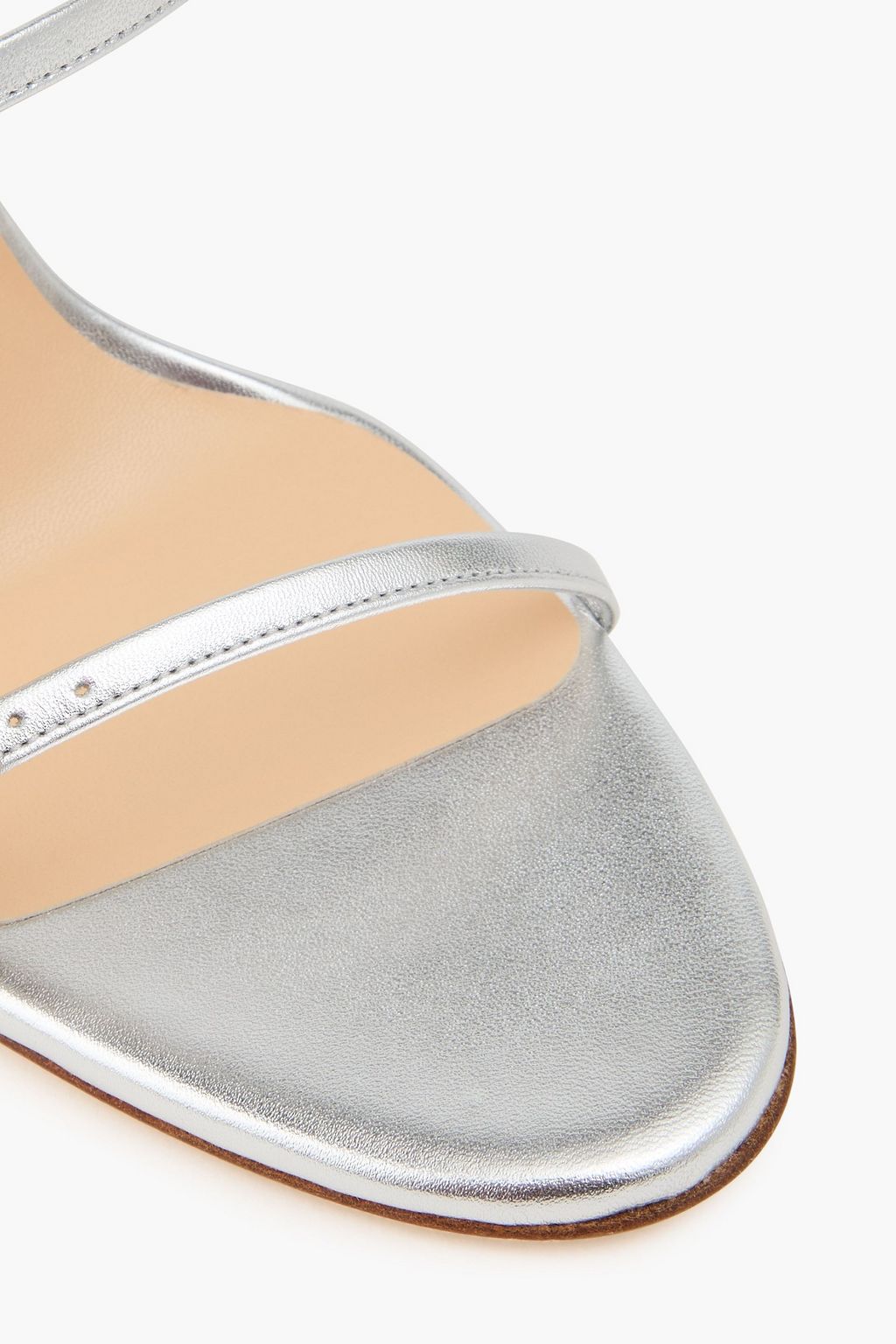 MAGDA BUTRYM Metallic leather wedge sandals