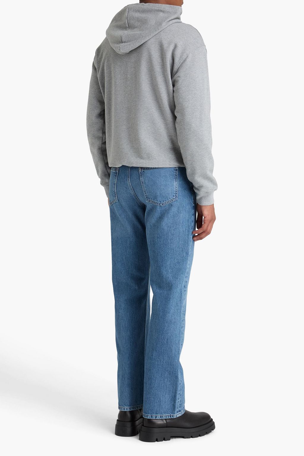 FRAME The Boxy faded denim jeans