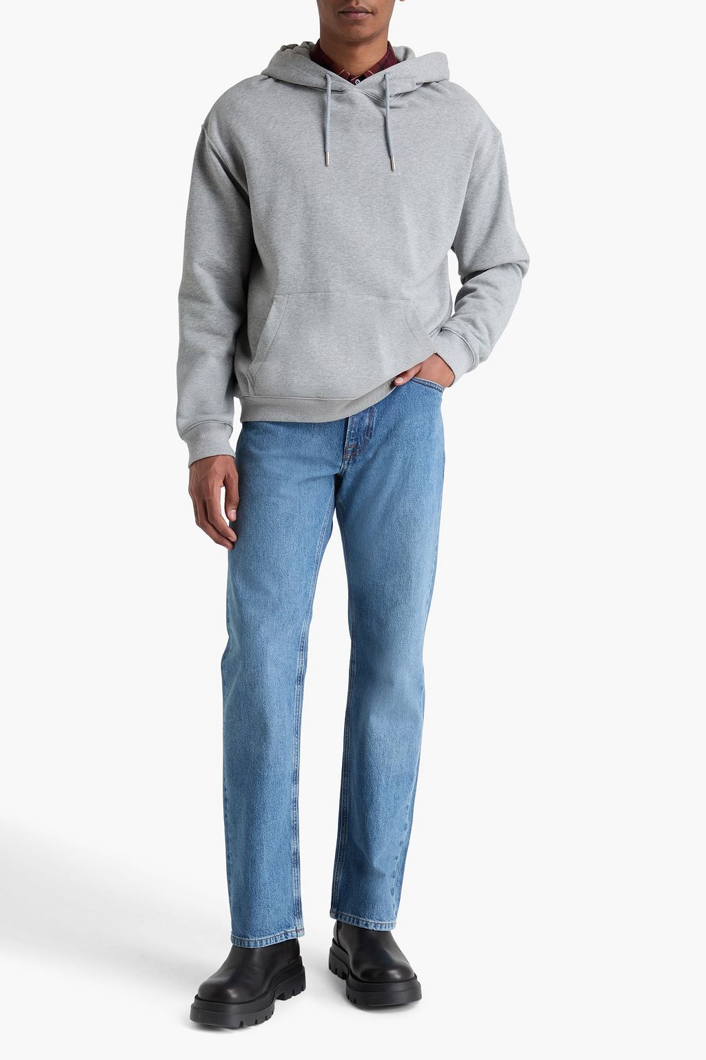 FRAME The Boxy faded denim jeans