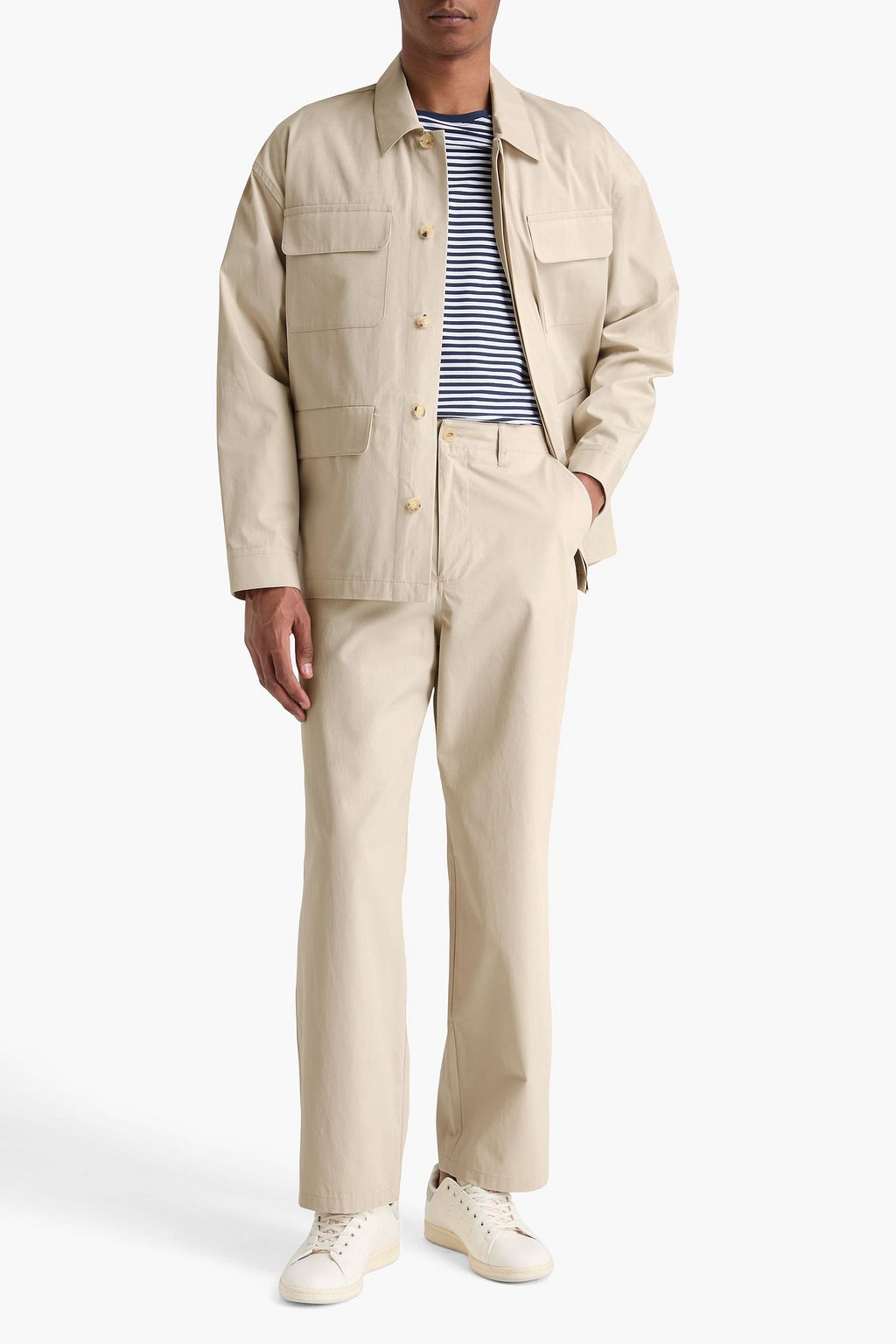 FRAME Cotton-twill chinos