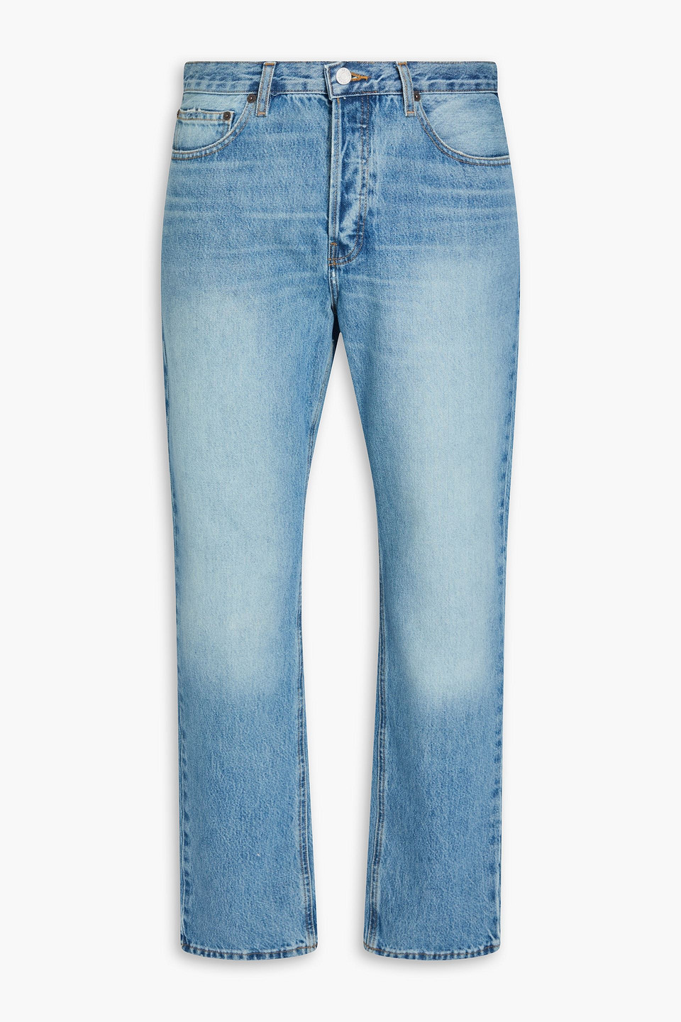Frame The Straight Denim Jeans In Blue