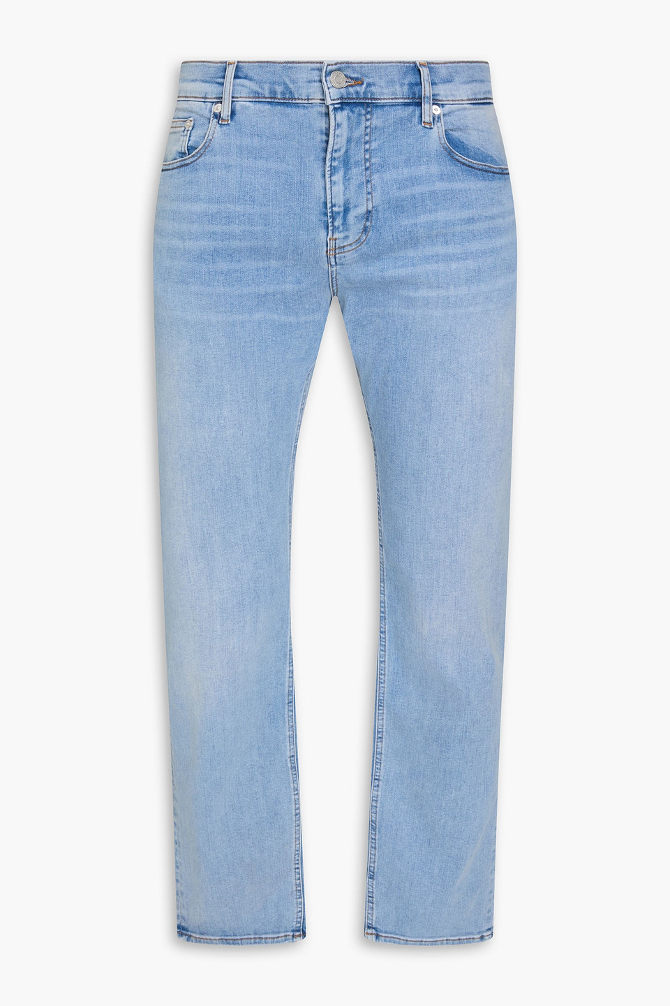 Frame Jetset Whiskered Denim Jeans In Blue