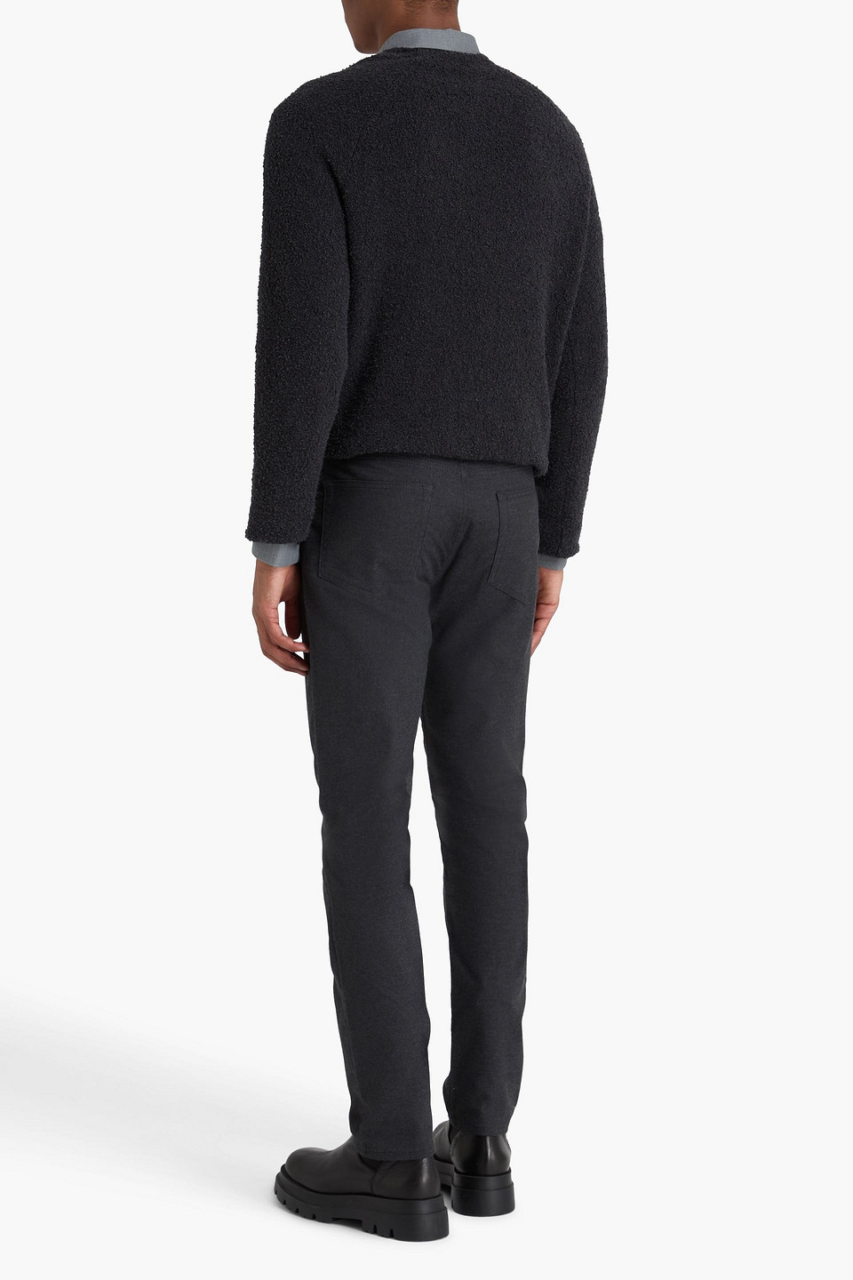  Frame - Hose „modern Straight“ Aus Twill - Grau - 34 