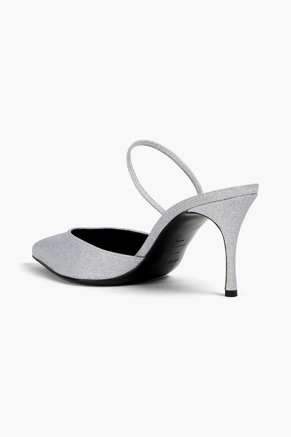  Sergio Rossi - Mules Aus Webstoff Mit Glitter-finish - Metallic - Eu 35 