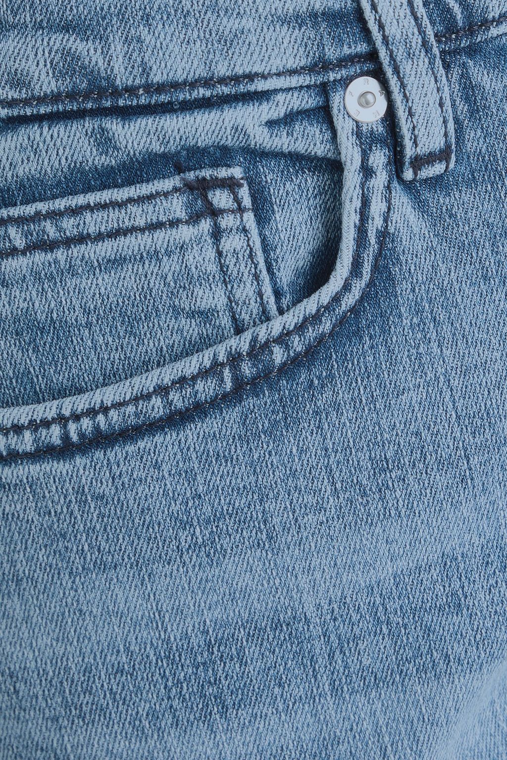 FRAME L'Homme slim-fit faded denim jeans