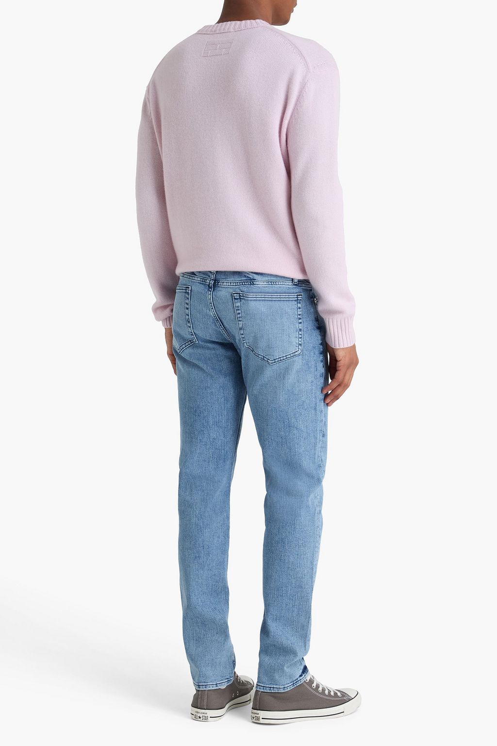 FRAME L'Homme slim-fit faded denim jeans