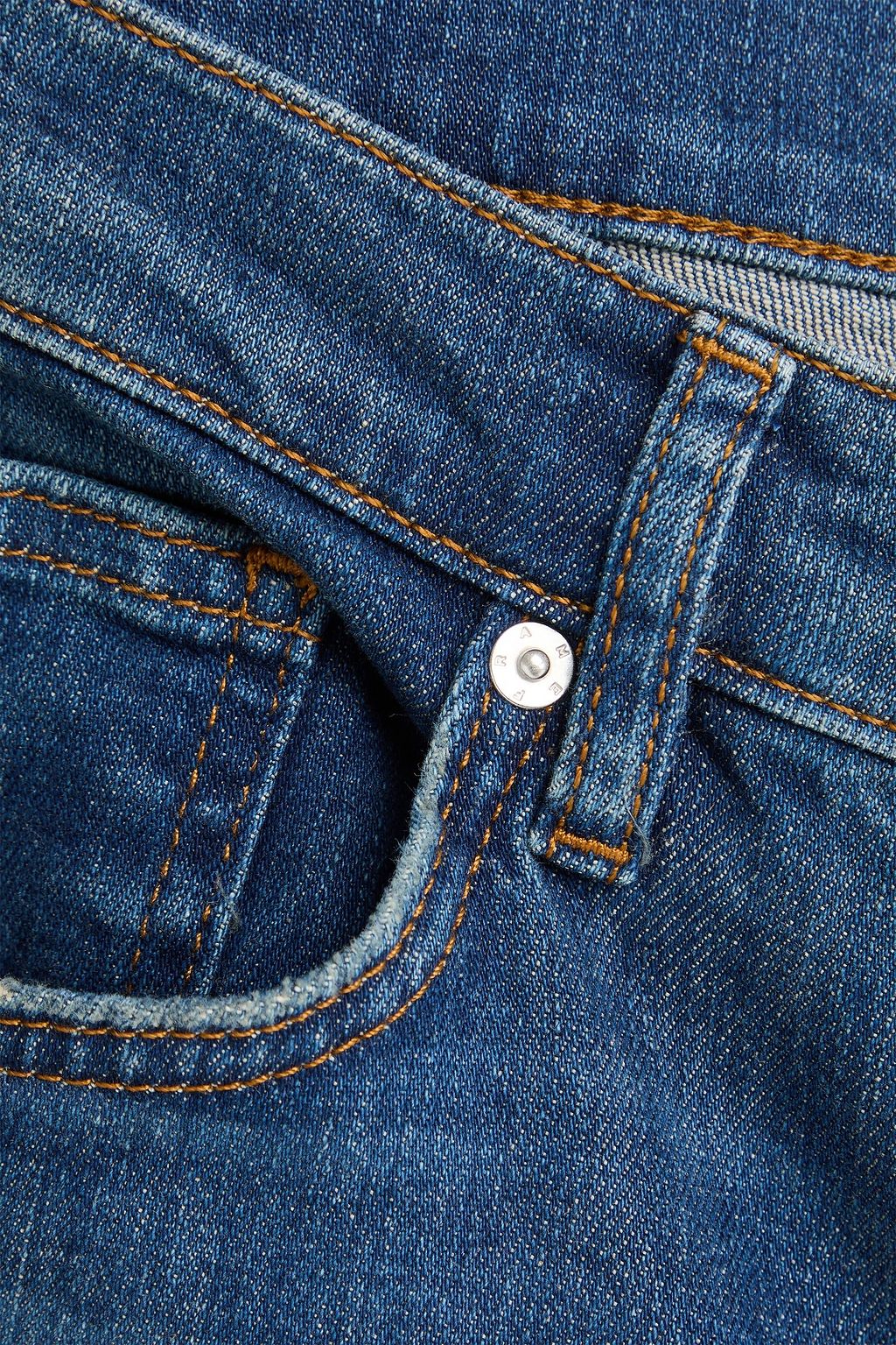 FRAME L'Homme slim-fit faded denim jeans
