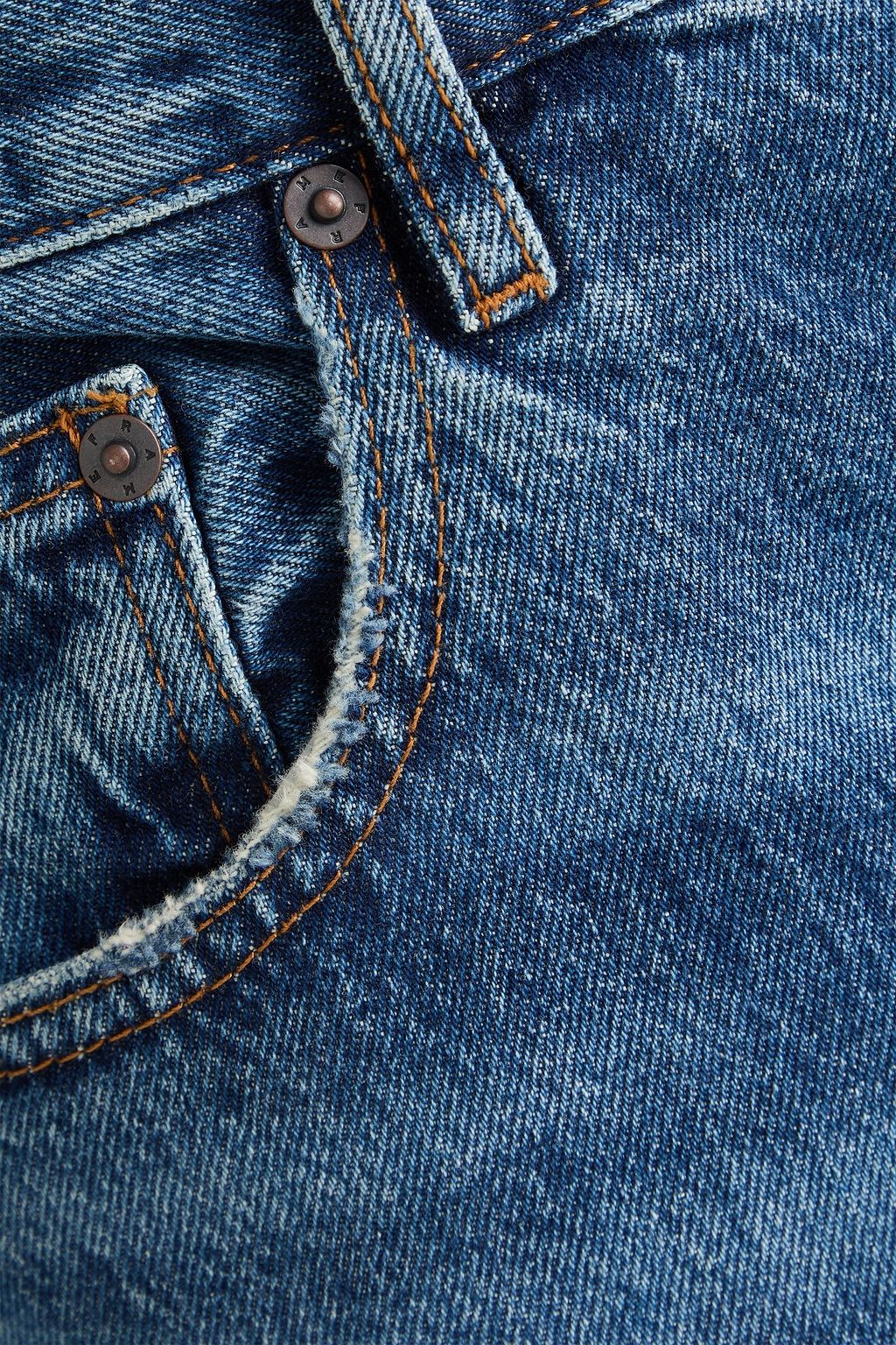 FRAME The Straight faded denim jeans
