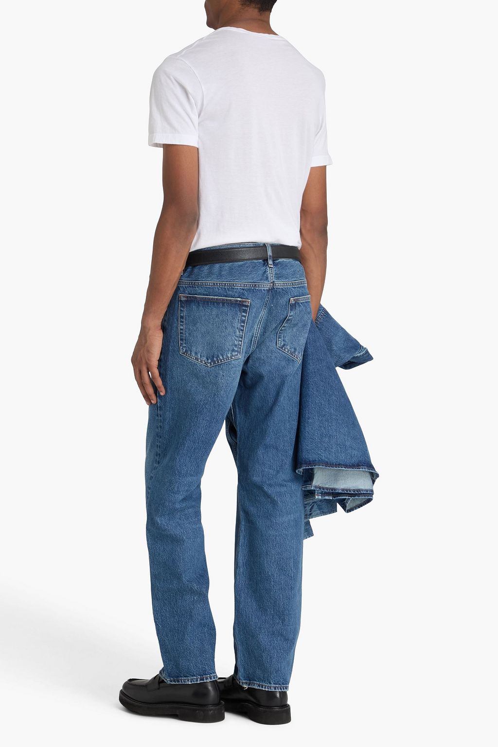 FRAME The Straight faded denim jeans