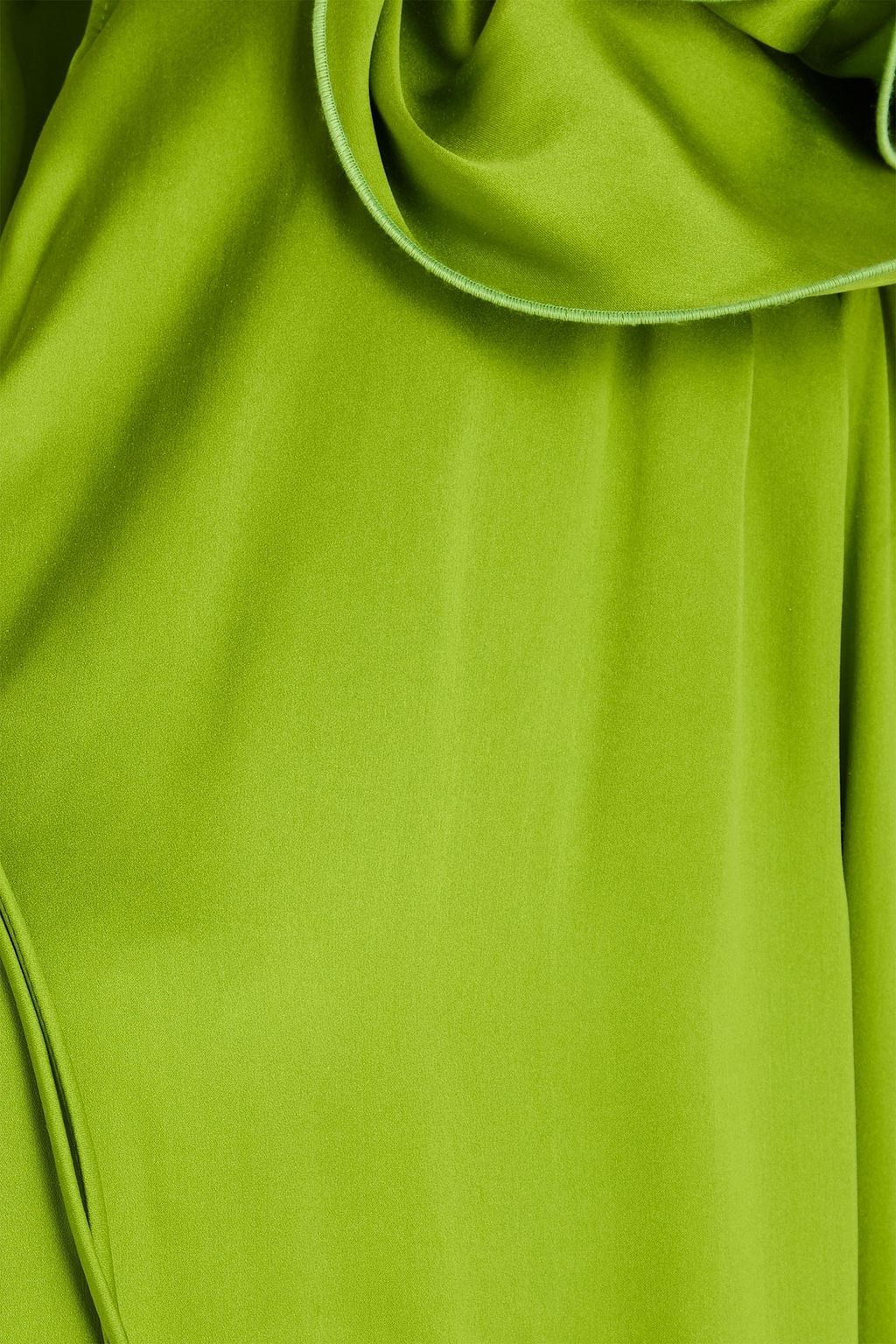 MAGDA BUTRYM Silk-satin wrap blouse