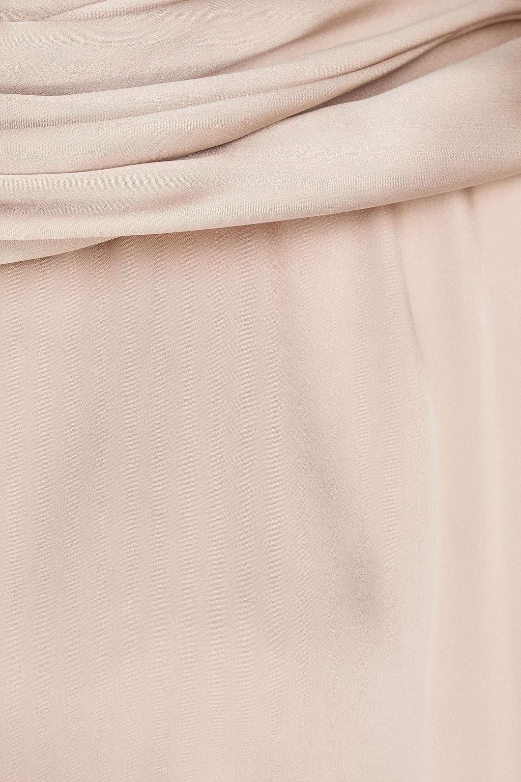 MAGDA BUTRYM Draped floral-print cady blouse