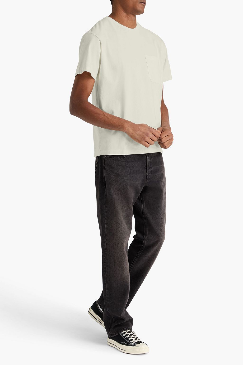 FRAME Cotton-jersey T-shirt