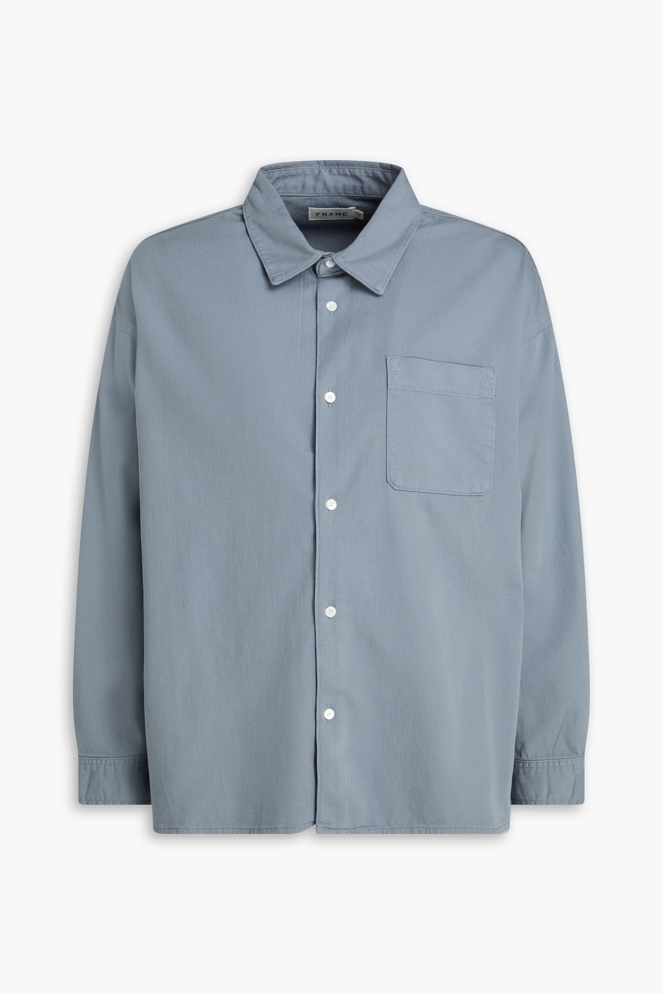 Frame Cotton Shirt In Blue