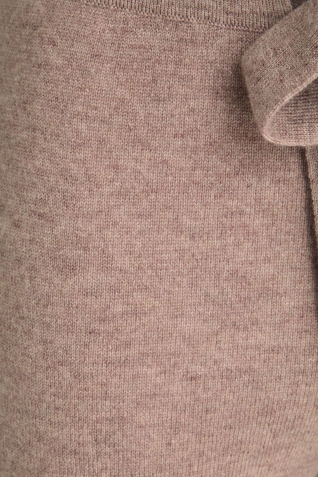 WE NORWEGIANS بنطال "بيلفجيل" بأرجل مستقيمة من الكشمير بتصميم