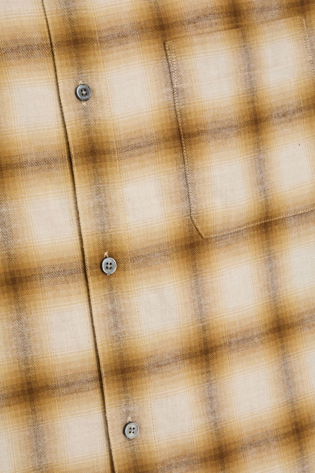 FRAME Checked cotton anhd wool-blend flannel shirt