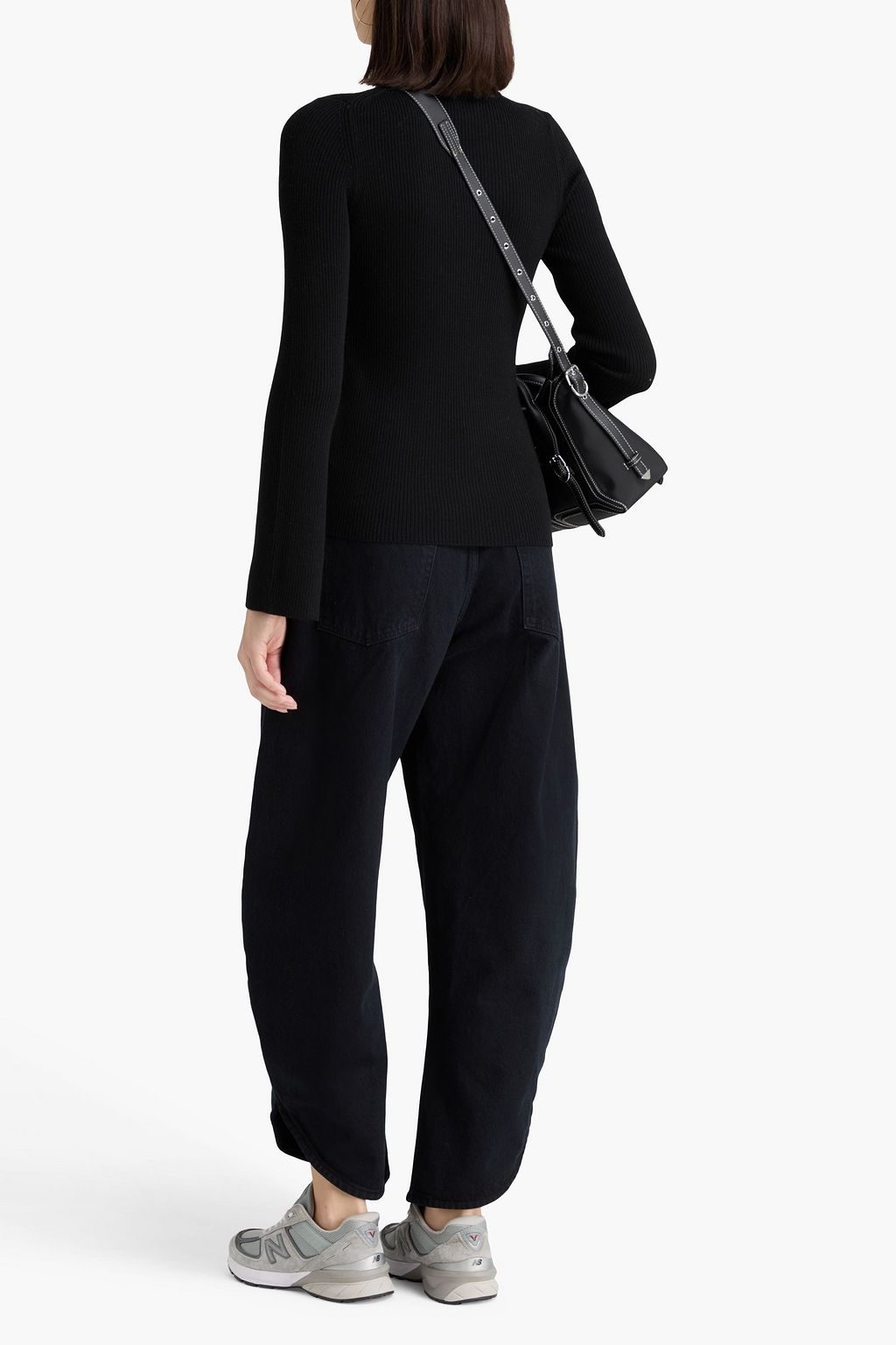 WE NORWEGIANS Ribbed merino wool sweater