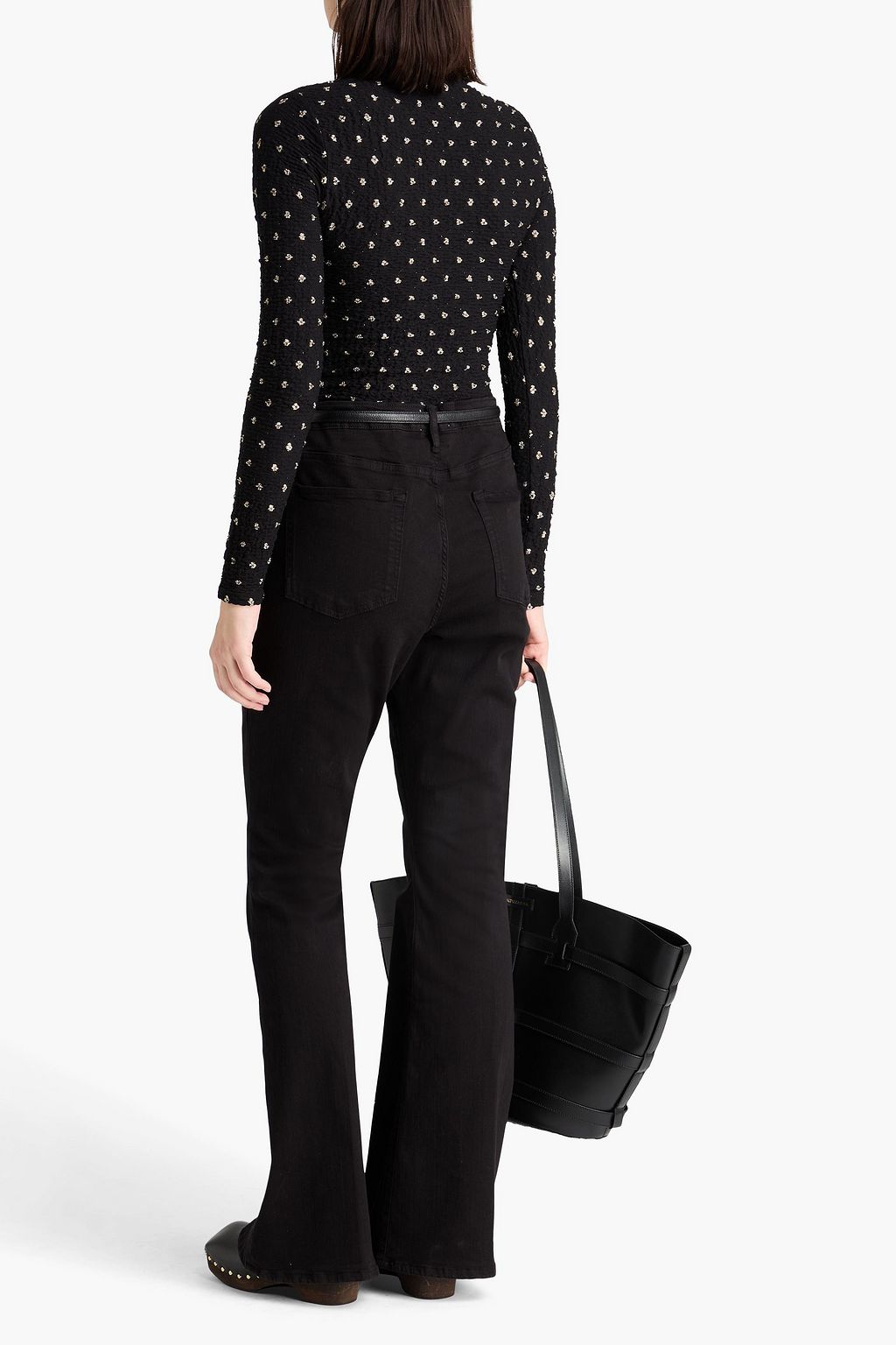 FRAME Le High Flare high-rise flared jeans